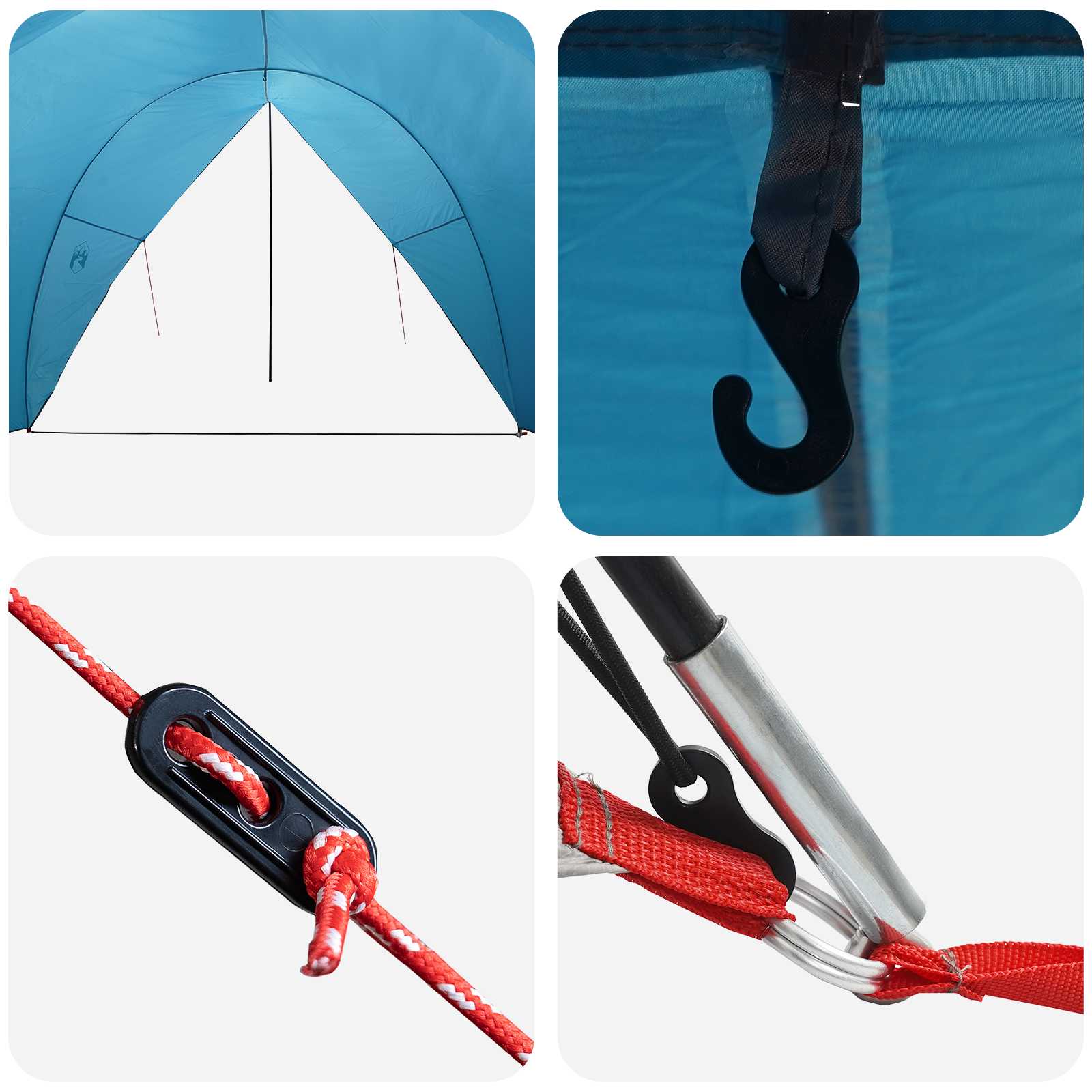 Tenda da coda resistente all'acqua Blu 405 x 280 x 220 cm