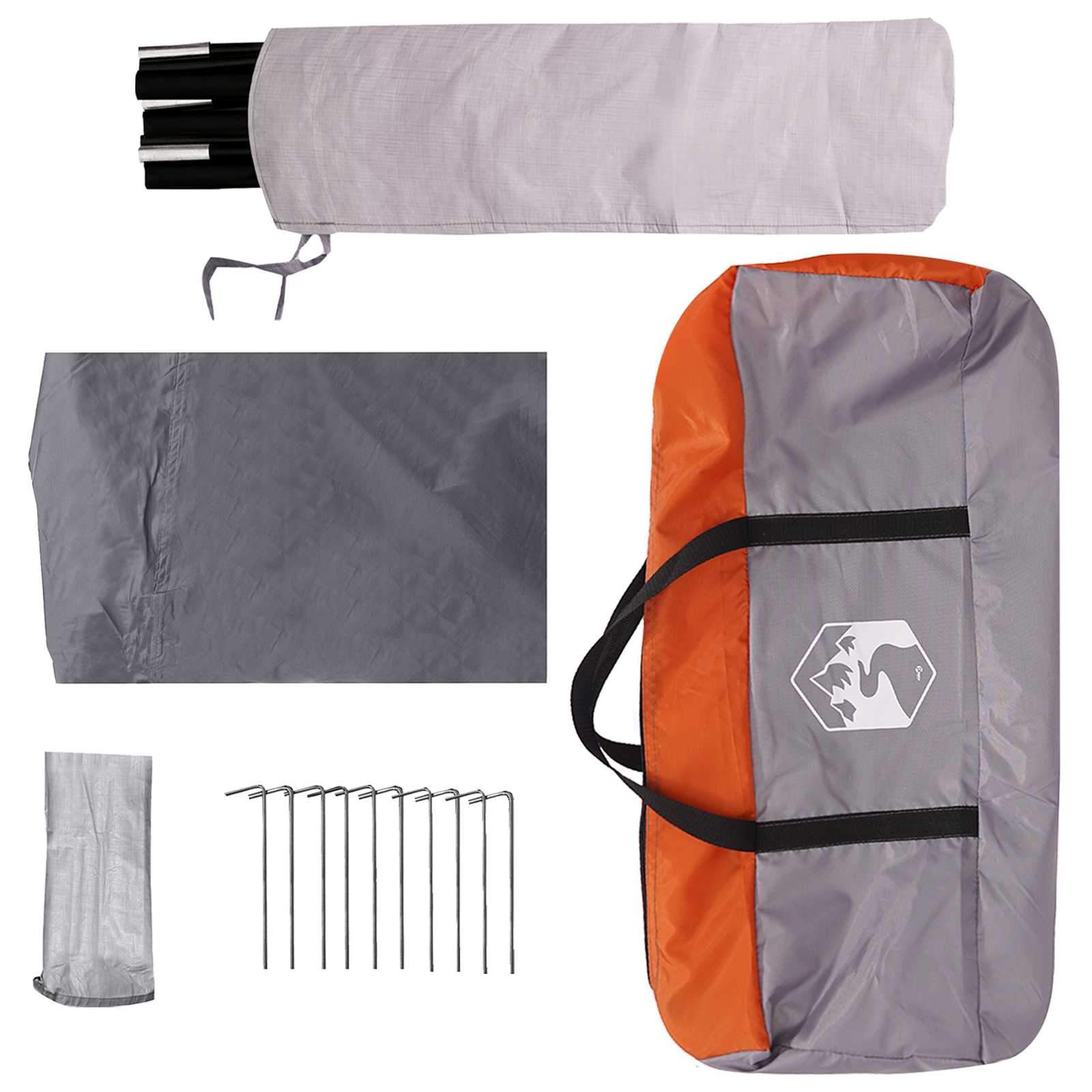 Tenda da coda resistente all'acqua Grigio e arancione