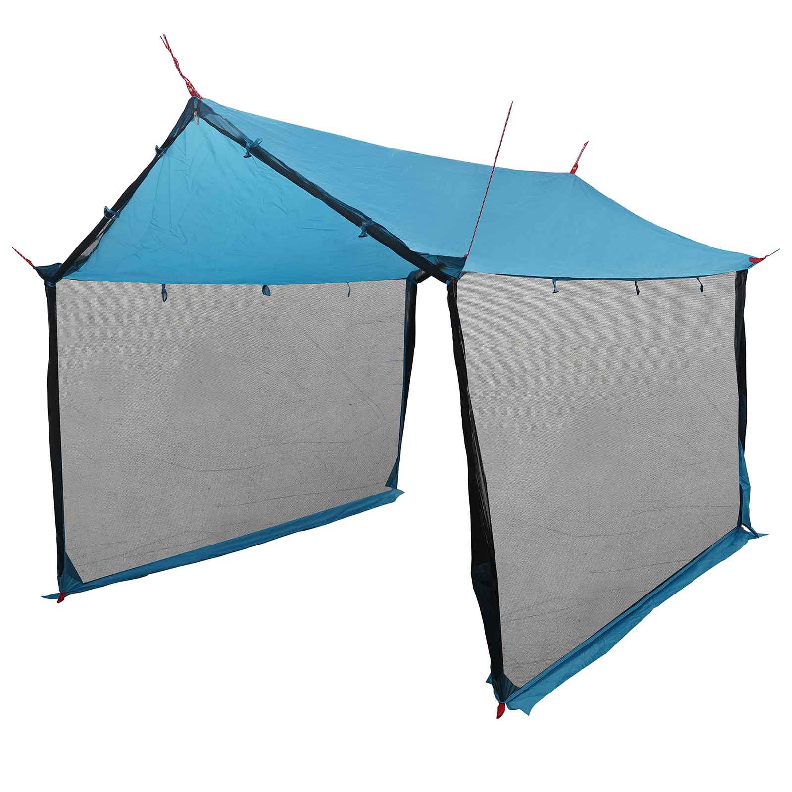 Telo da campeggio con pareti in rete Blu 340 x 260 x 220 cm