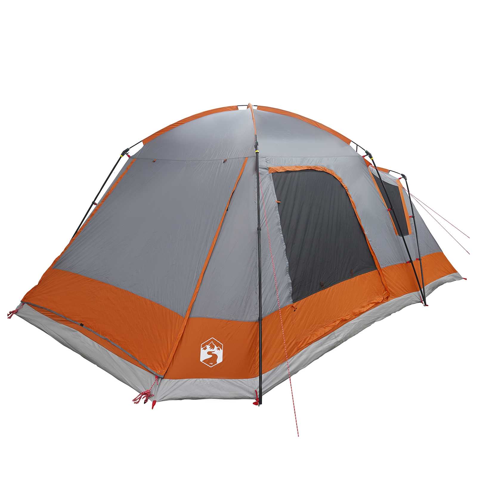 Tenda Capanna 12 persona Grigio e arancione