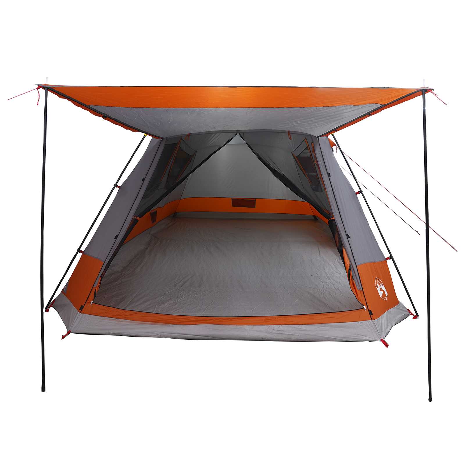 Tenda Capanna 12 persona Grigio e arancione