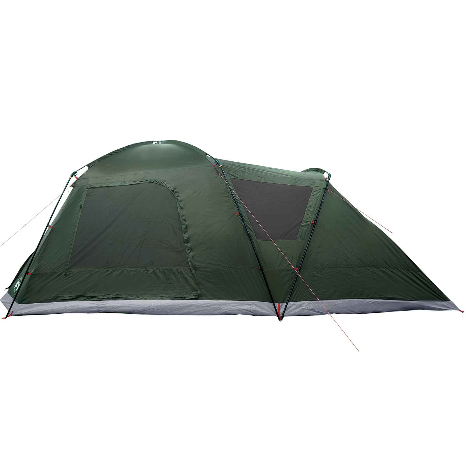 Tenda Capanna 12 persona Verde militare Poliestere e Acciaio