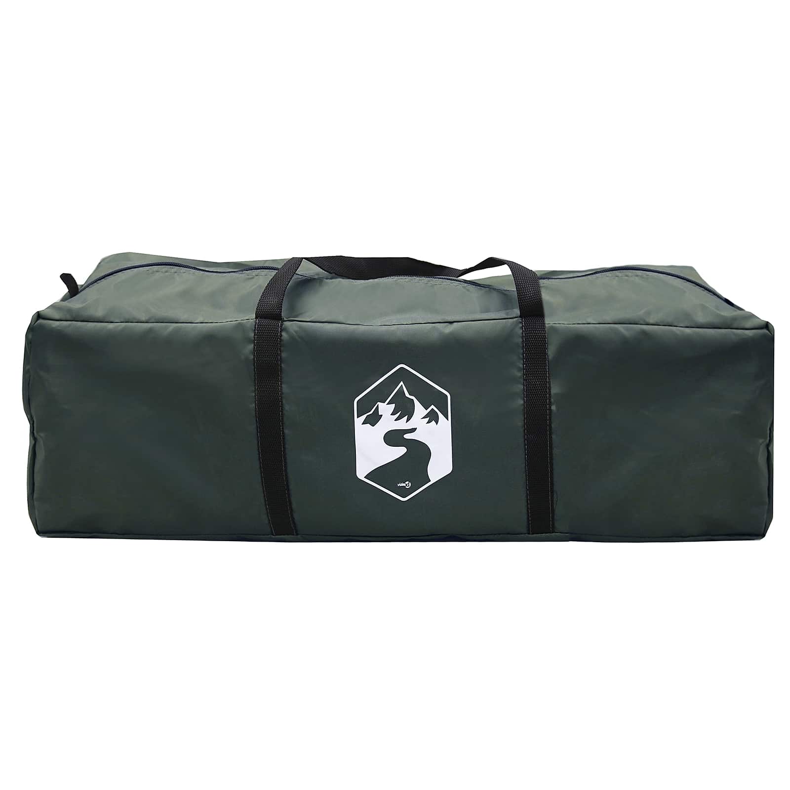 Tenda Capanna 12 persona Verde militare Poliestere e Acciaio