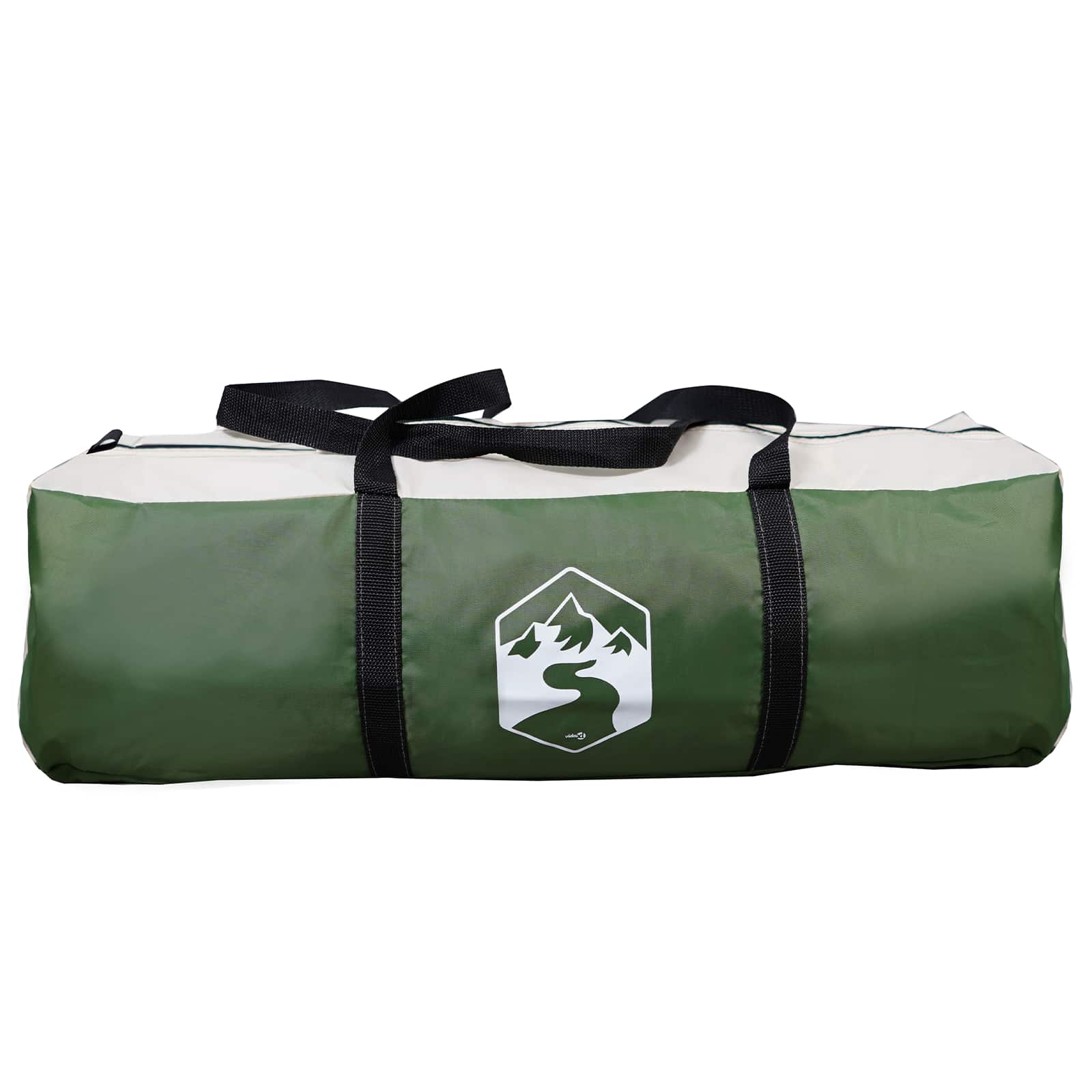 Tenda Capanna 8 persona Verde Poliestere e Acciaio