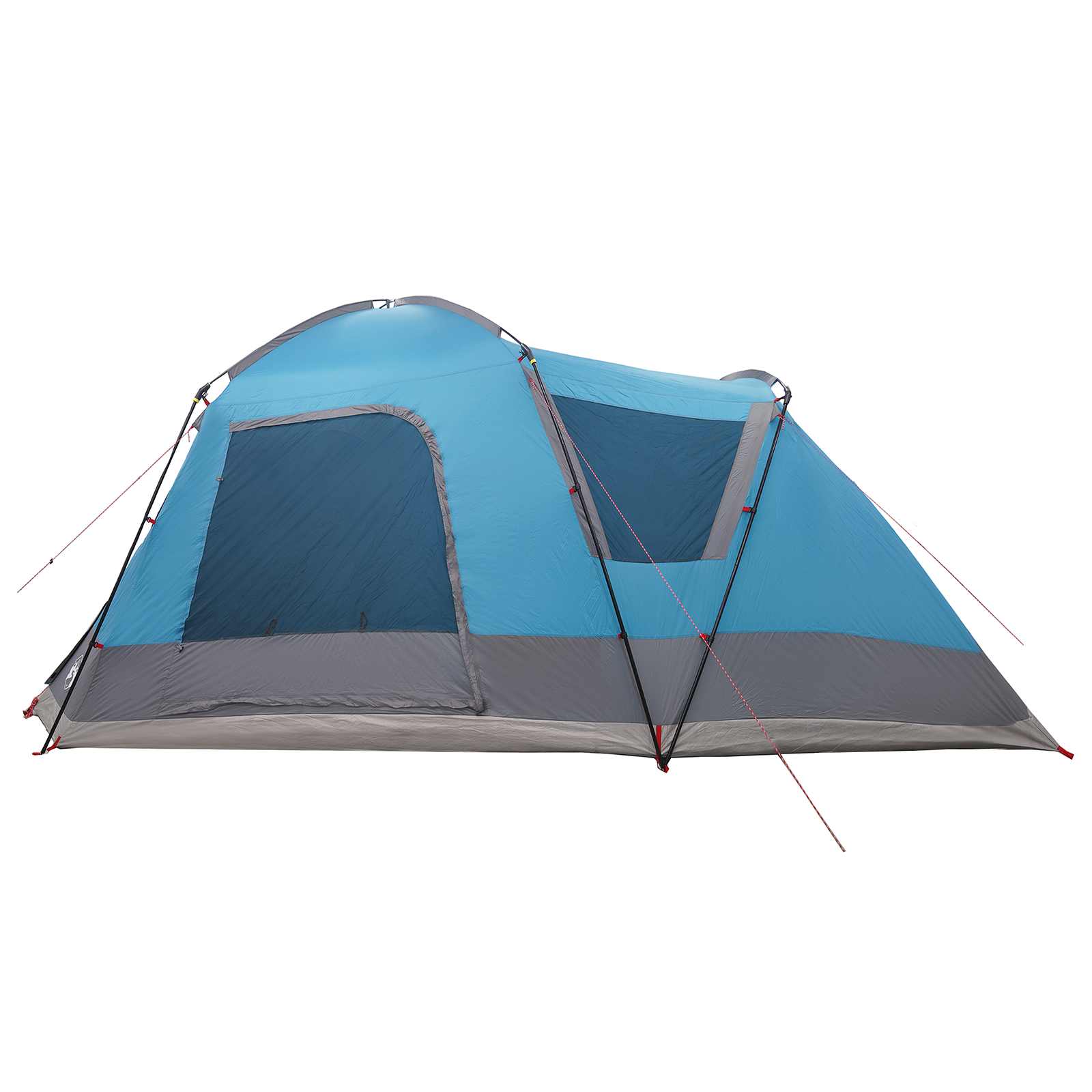 Tenda Capanna 8 persona Blu Poliestere e Acciaio