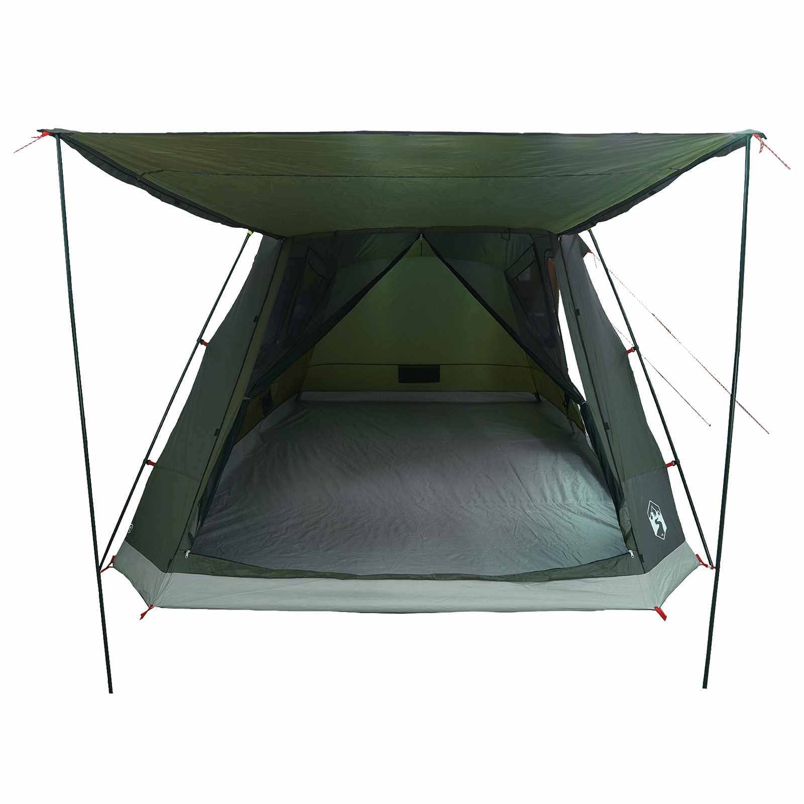 Tenda Capanna 8 persona Verde militare Poliestere e Acciaio