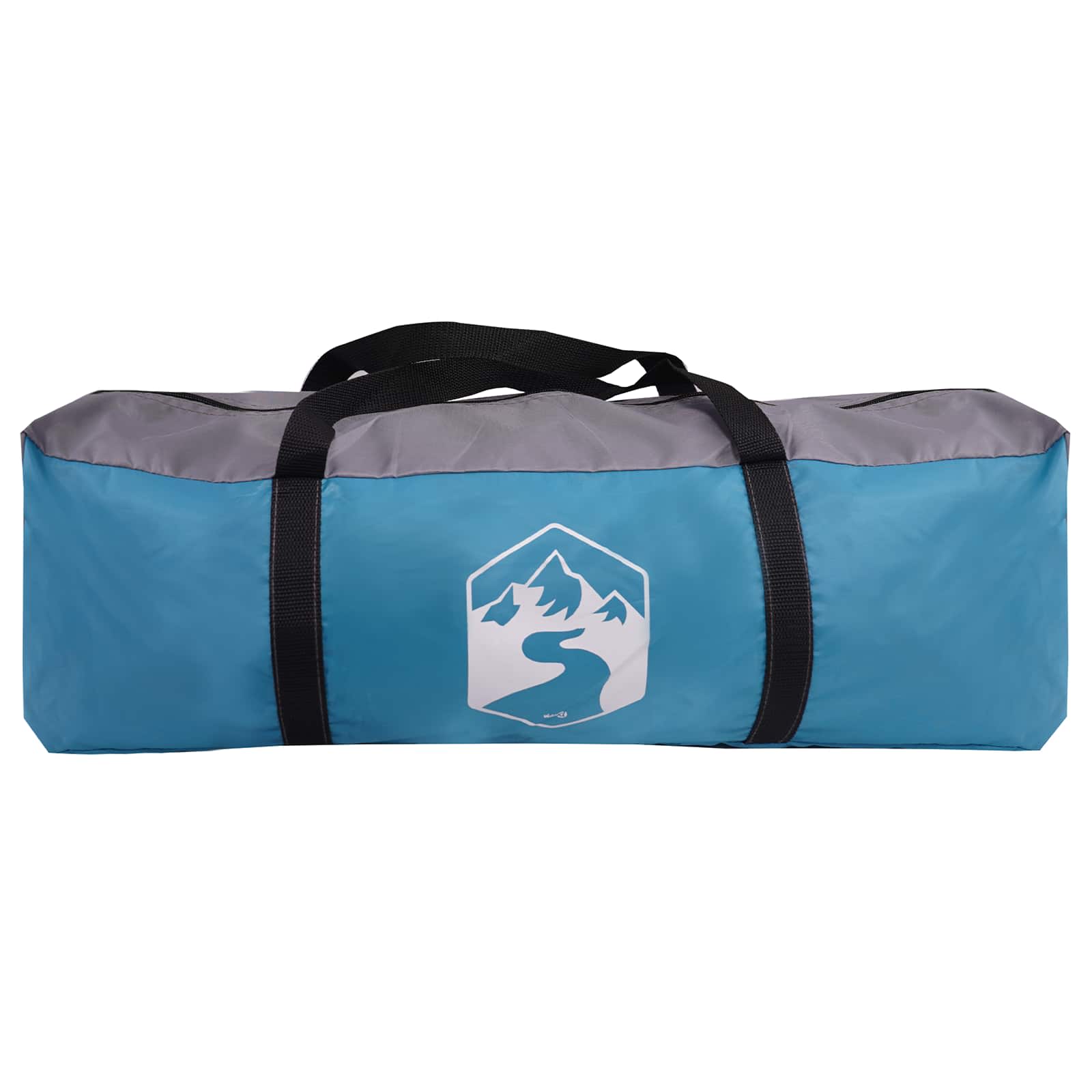 Tenda Capanna 6 persona Blu Poliestere e Acciaio