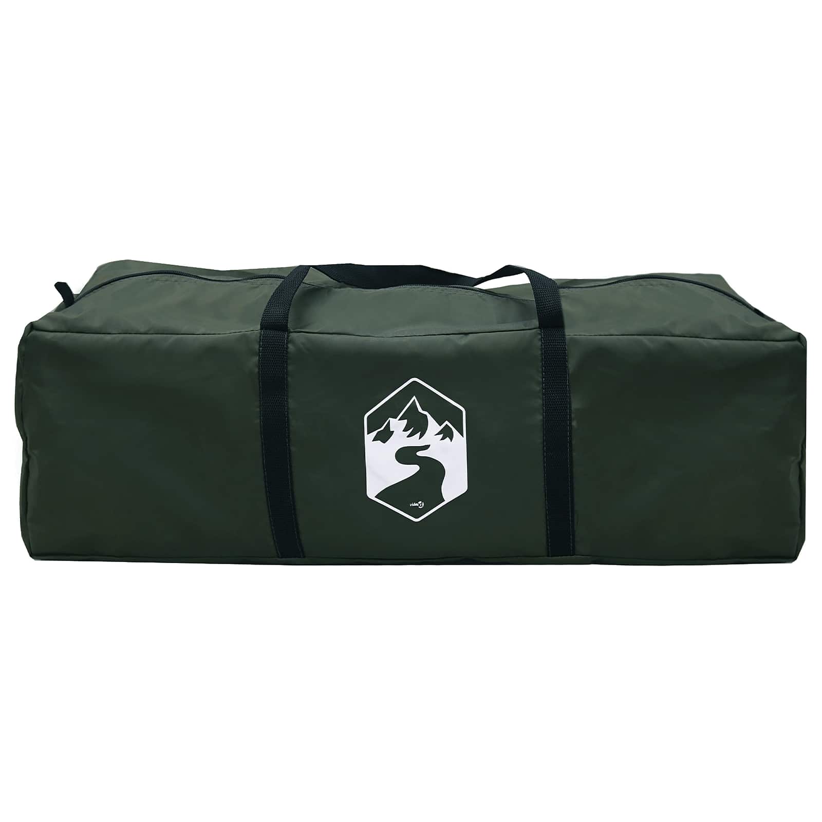 Tenda Capanna 6 persona Verde militare Poliestere e Acciaio