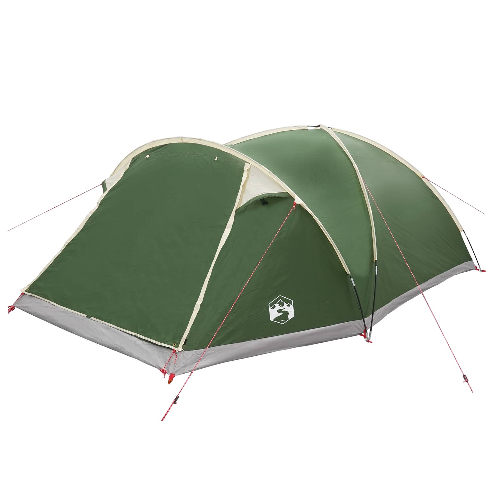Tenda Capanna 8 persona Verde Poliestere e Acciaio