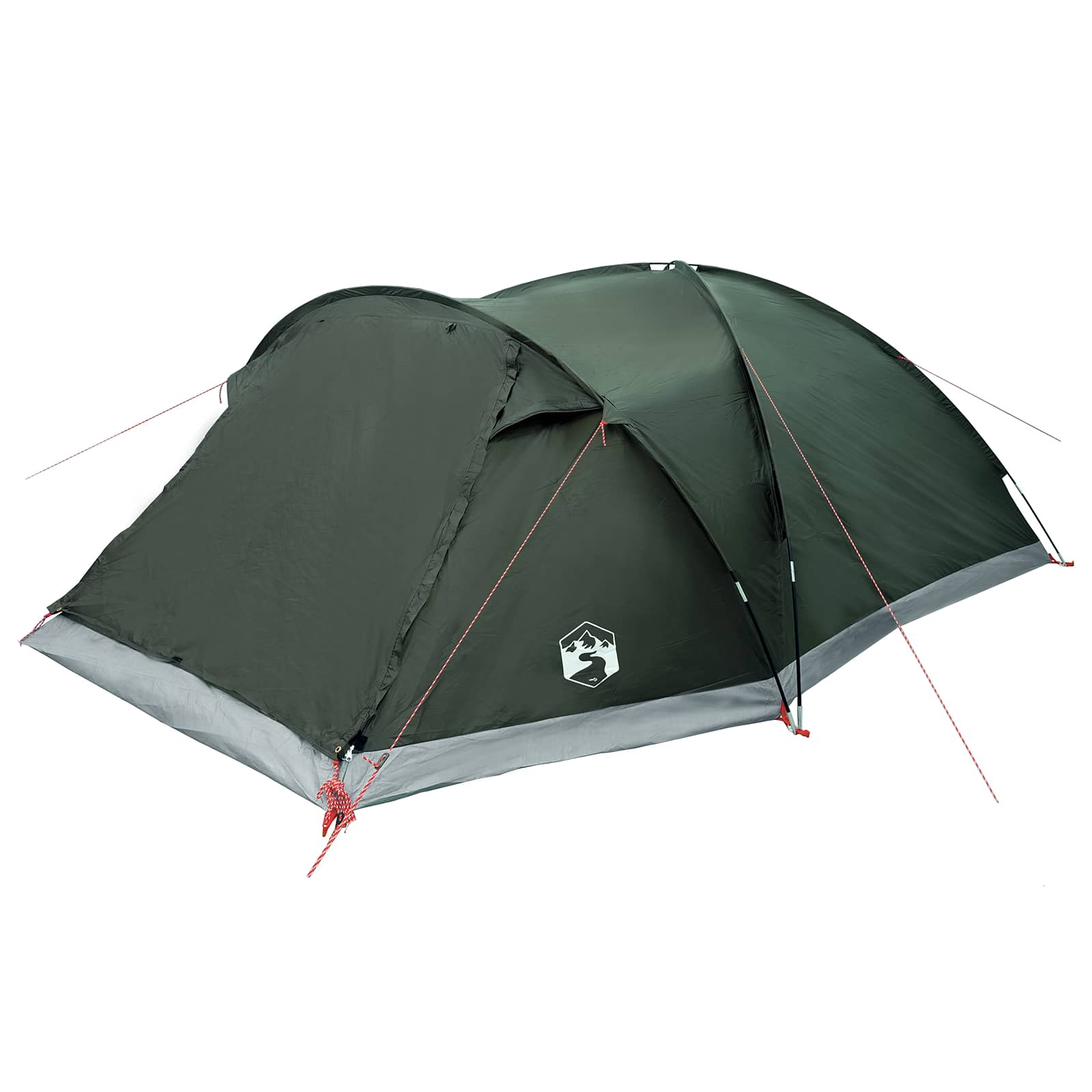 Tenda Capanna 8 persona Verde militare Poliestere e Acciaio