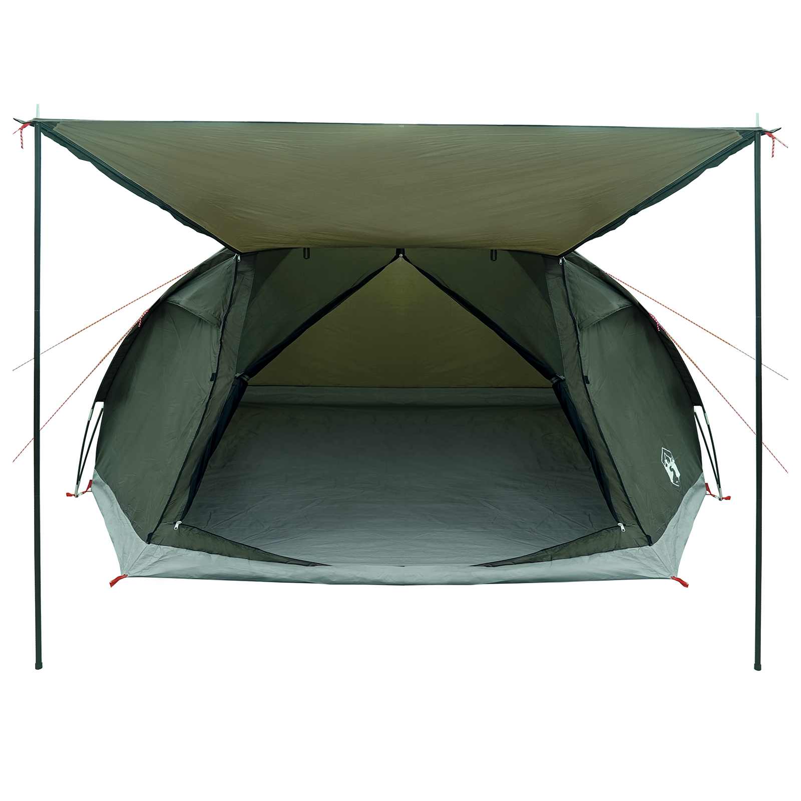 Tenda Capanna 8 persona Verde militare Poliestere e Acciaio