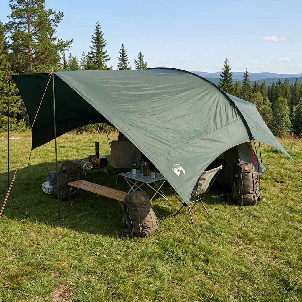 Telo da campeggio resistente all'acqua Verde militare
