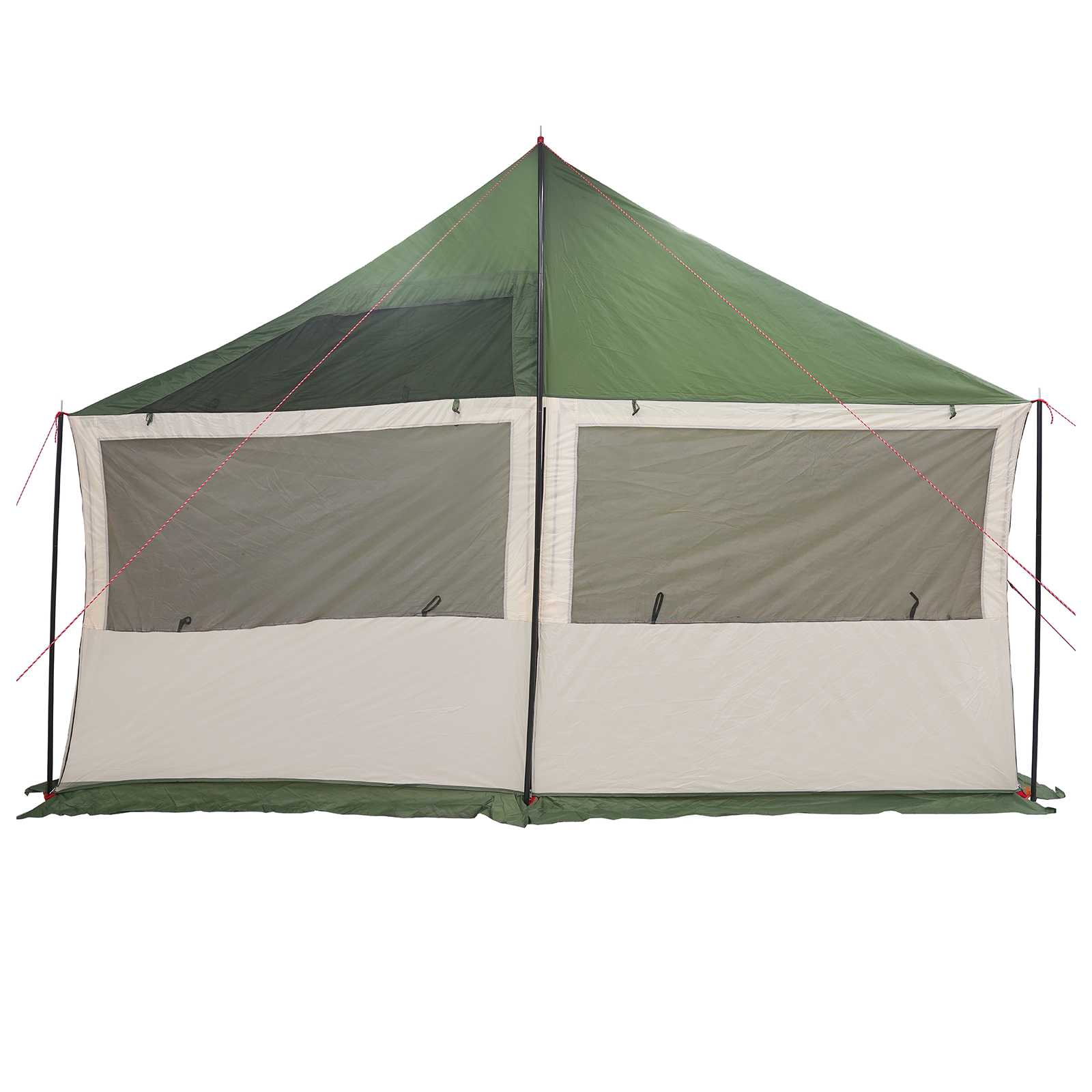 Tenda Familiare Verde 450 x 400 x 265 cm Poliestere e Acciaio
