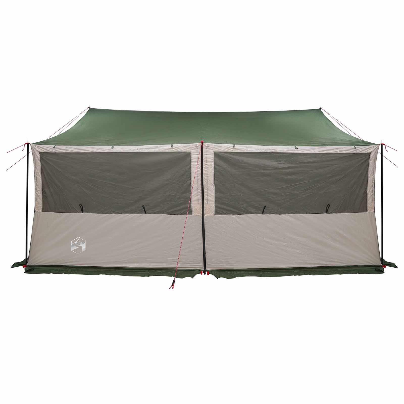 Tenda Familiare Verde 450 x 400 x 265 cm Poliestere e Acciaio