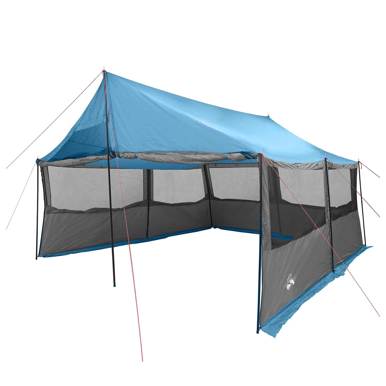 Tenda Familiare Blu 450 x 400 x 265 cm Poliestere e Acciaio