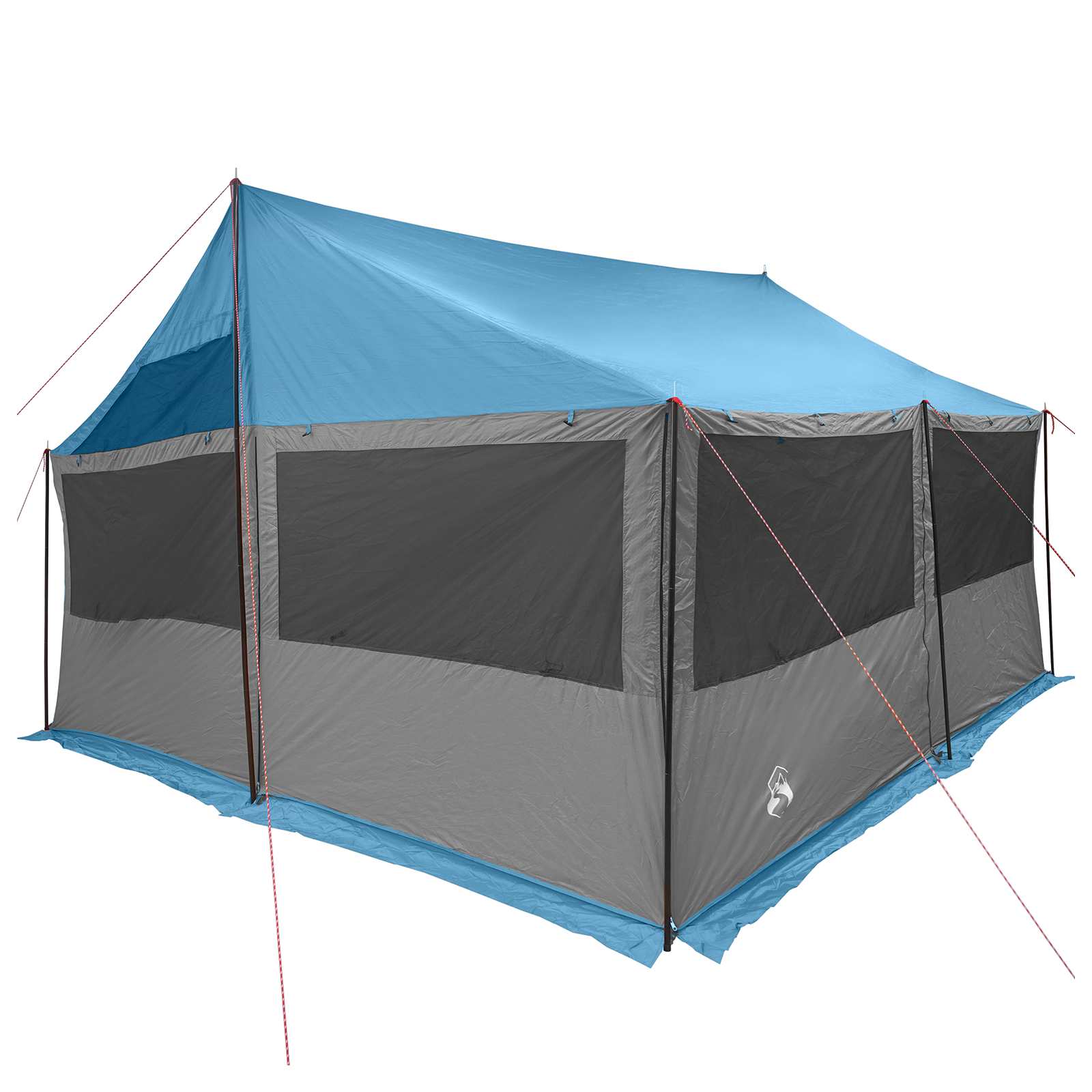 Tenda Familiare Blu 450 x 400 x 265 cm Poliestere e Acciaio