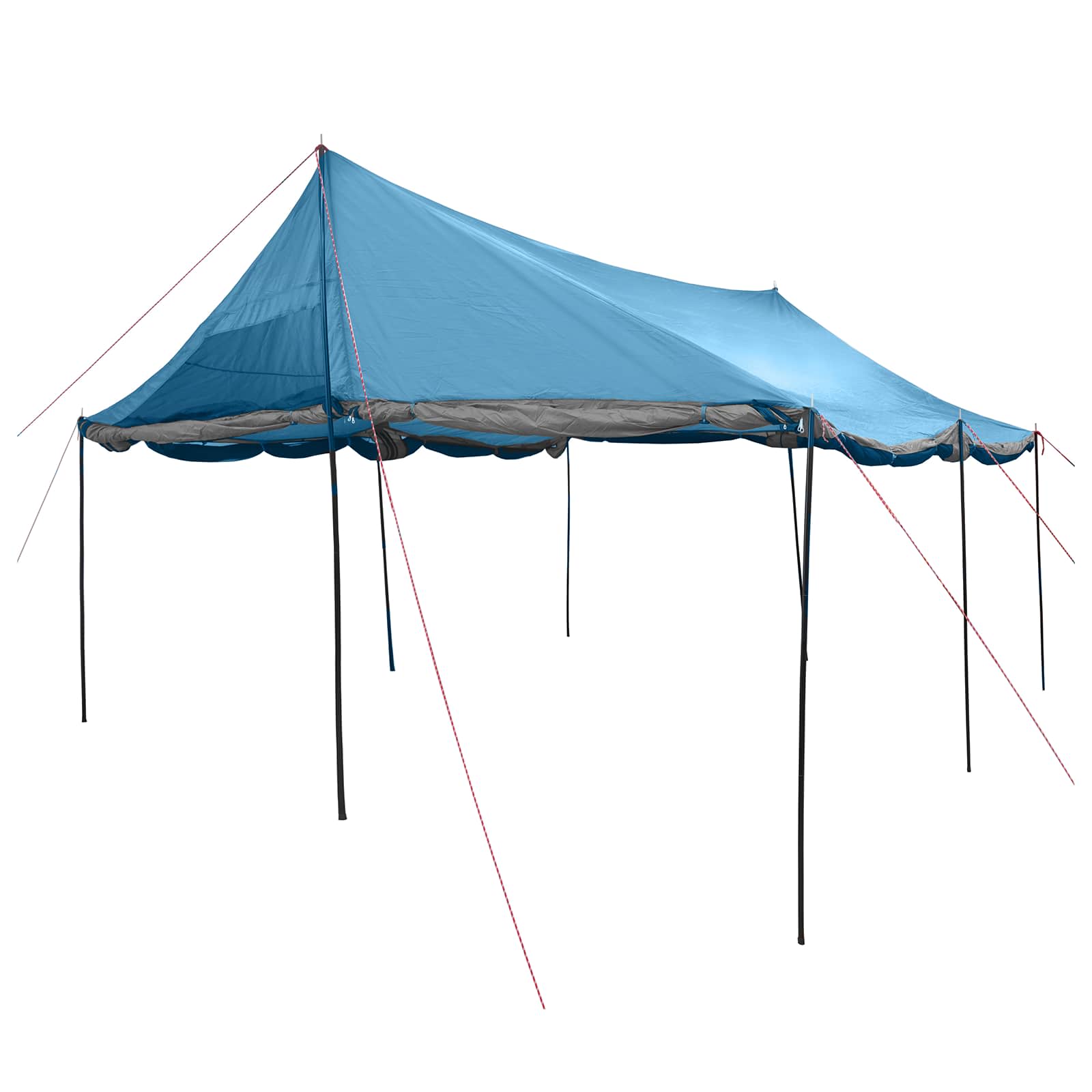 Tenda Familiare Blu 450 x 400 x 265 cm Poliestere e Acciaio