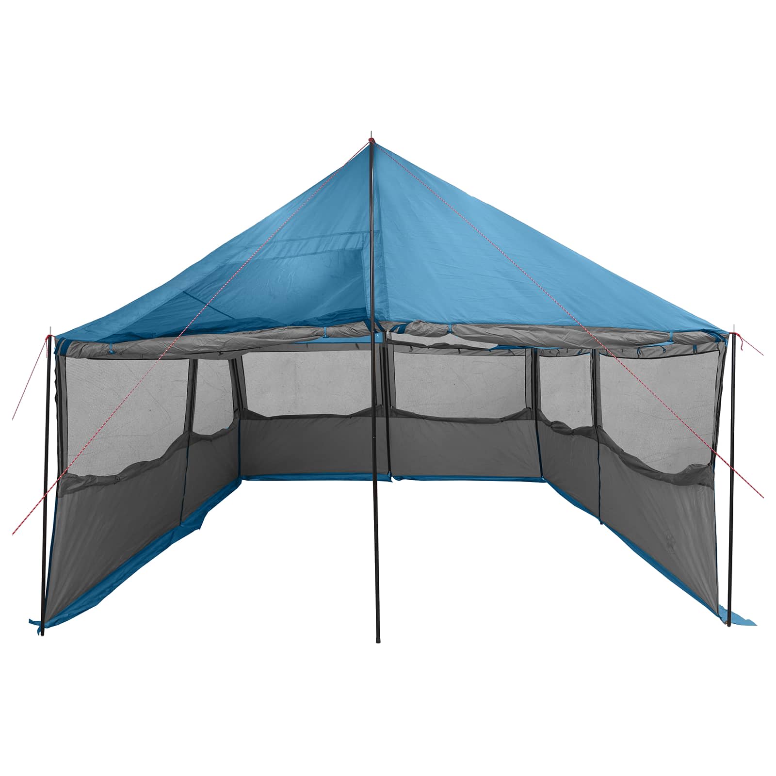 Tenda Familiare Blu 450 x 400 x 265 cm Poliestere e Acciaio