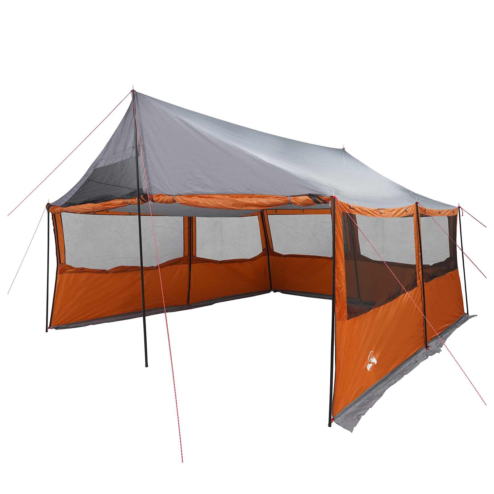 Tenda Familiare Grigio e arancione 450 x 400 x 265 cm