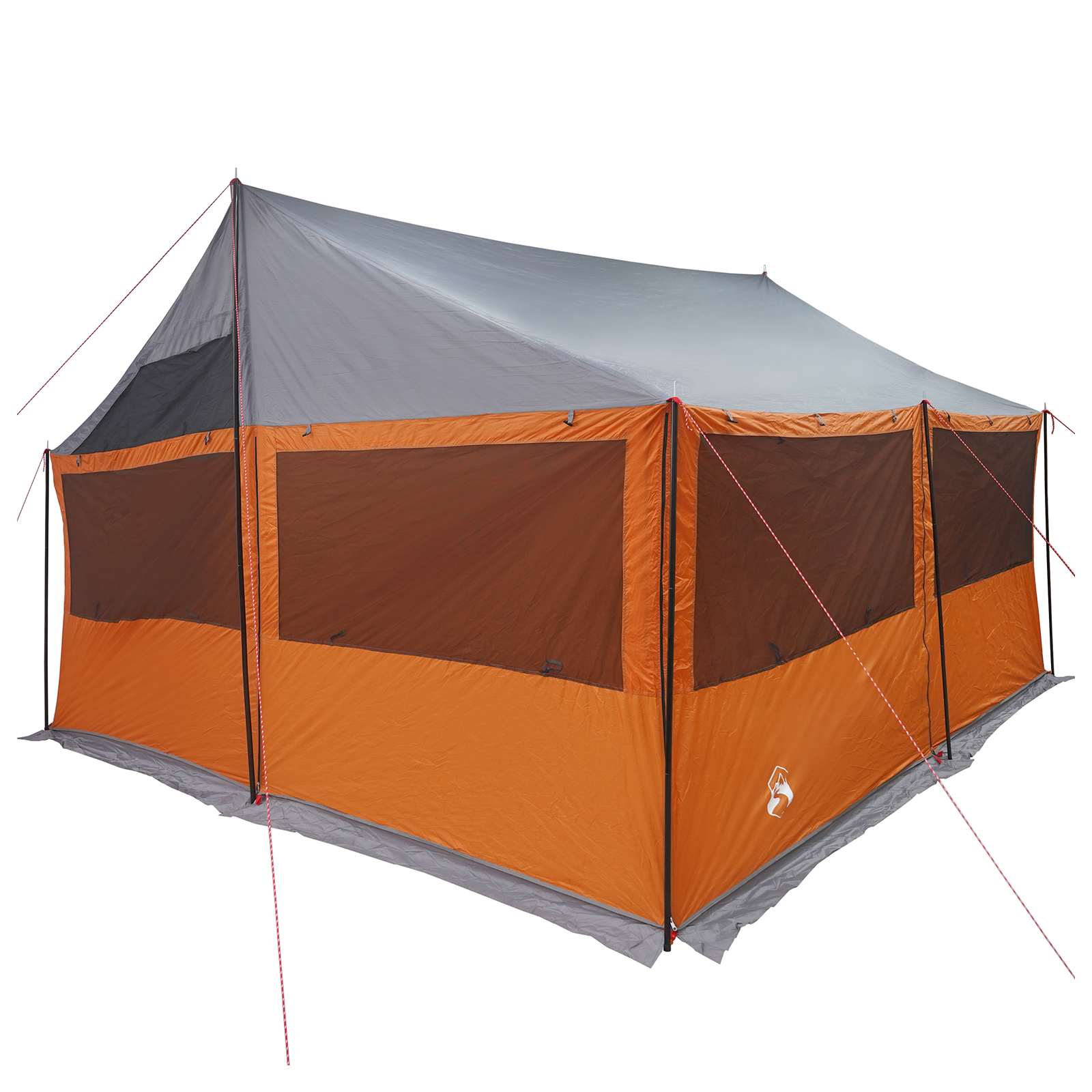Tenda Familiare Grigio e arancione 450 x 400 x 265 cm