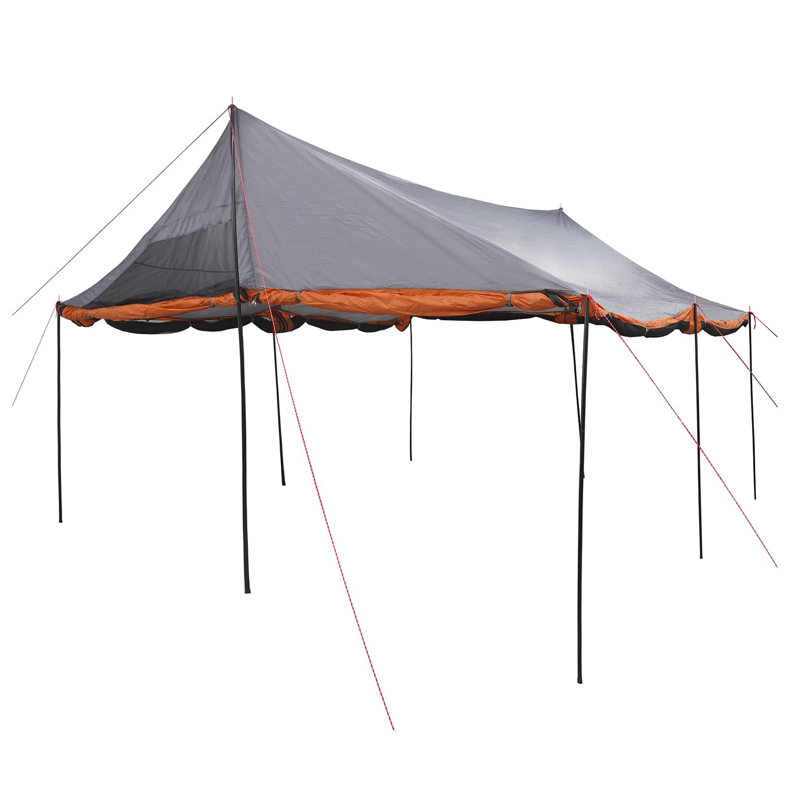 Tenda Familiare Grigio e arancione 450 x 400 x 265 cm