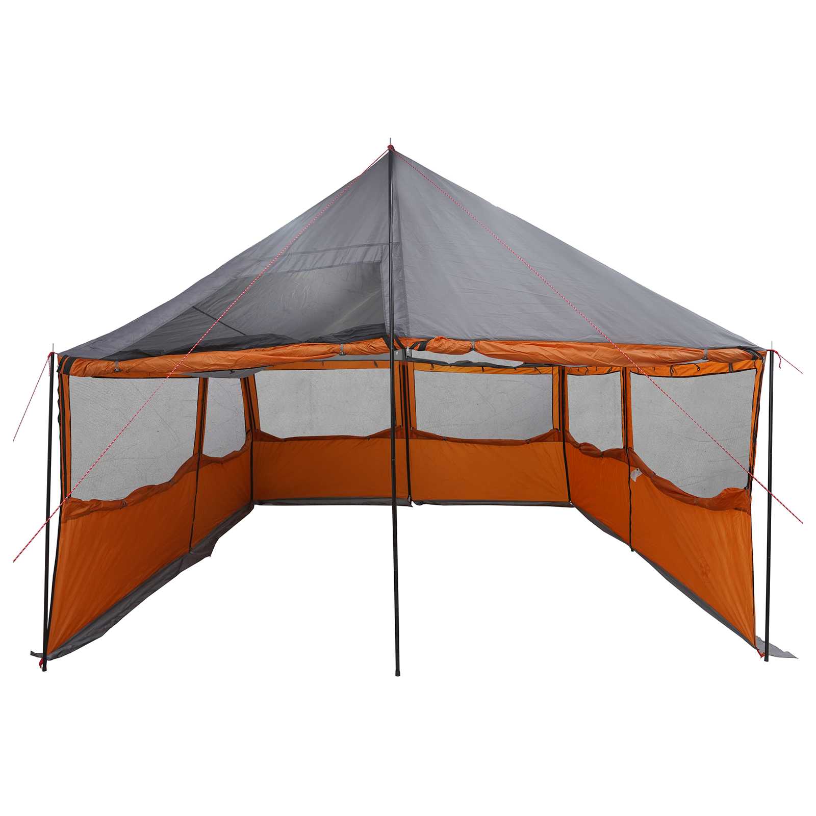 Tenda Familiare Grigio e arancione 450 x 400 x 265 cm