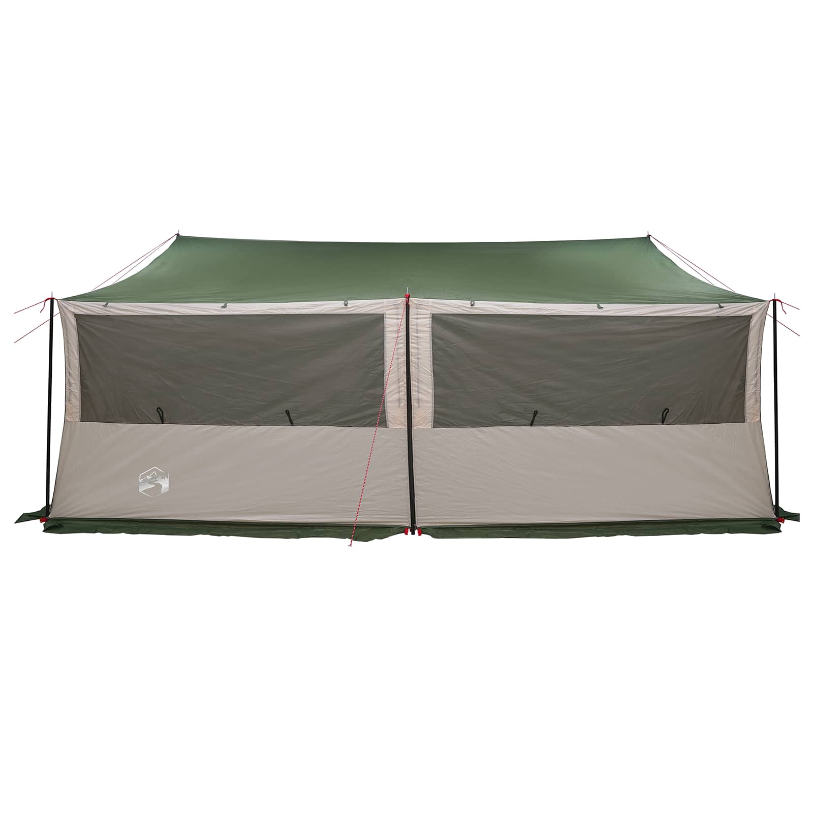 Tenda Familiare Verde 600 x 400 x 268 cm Poliestere e Acciaio