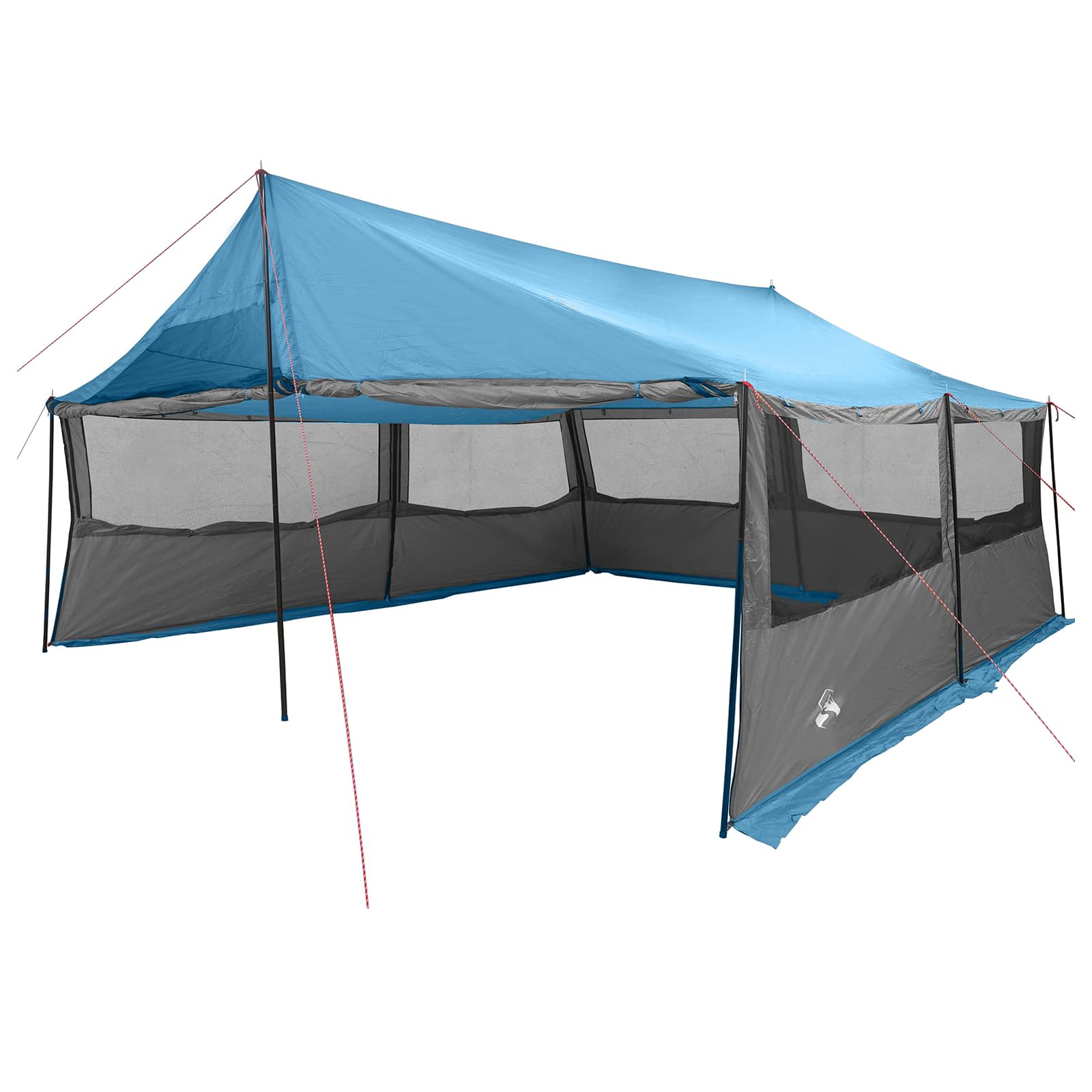 Tenda Familiare Blu 600 x 400 x 268 cm Poliestere e Acciaio