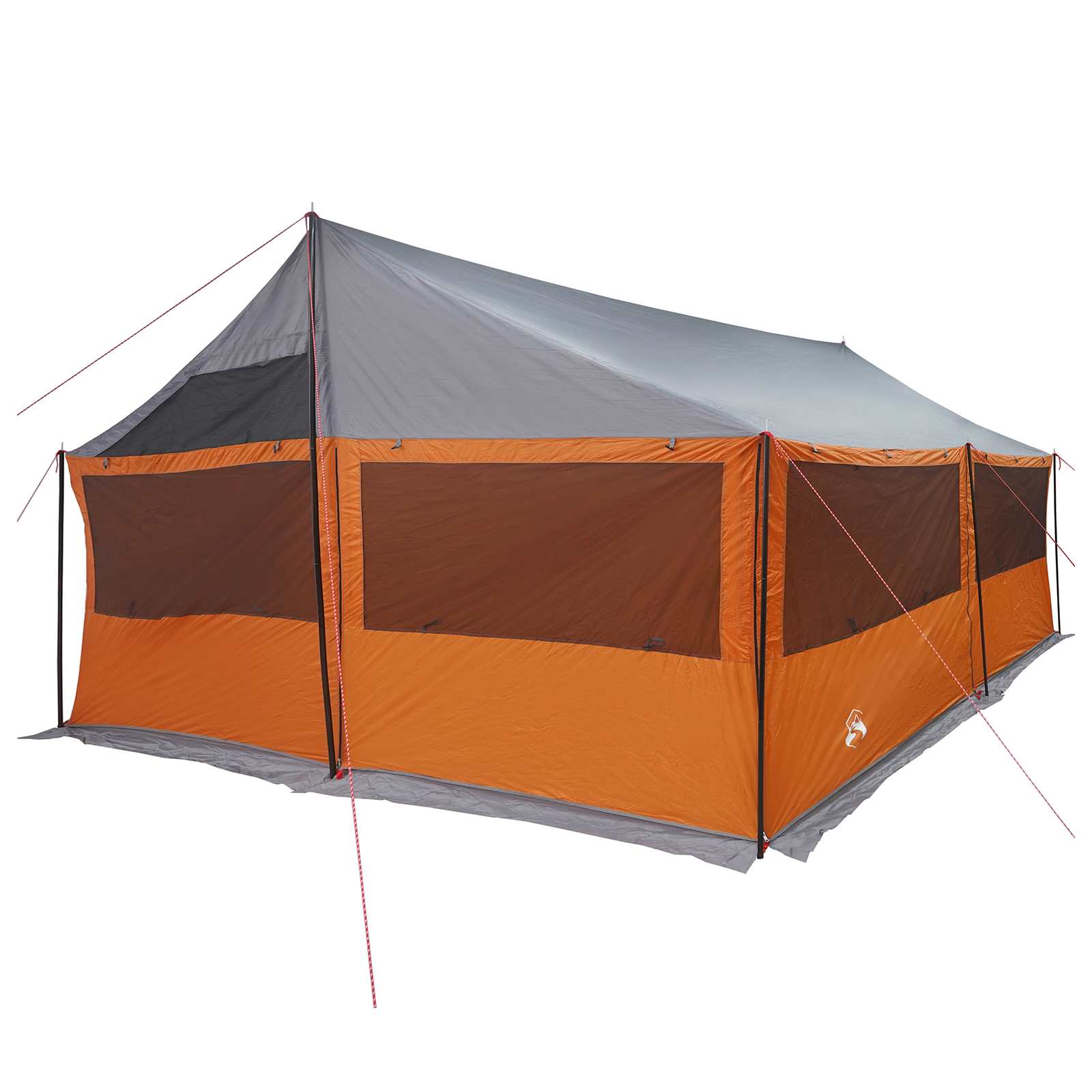 Tenda Familiare Grigio e arancione 600 x 400 x 268 cm
