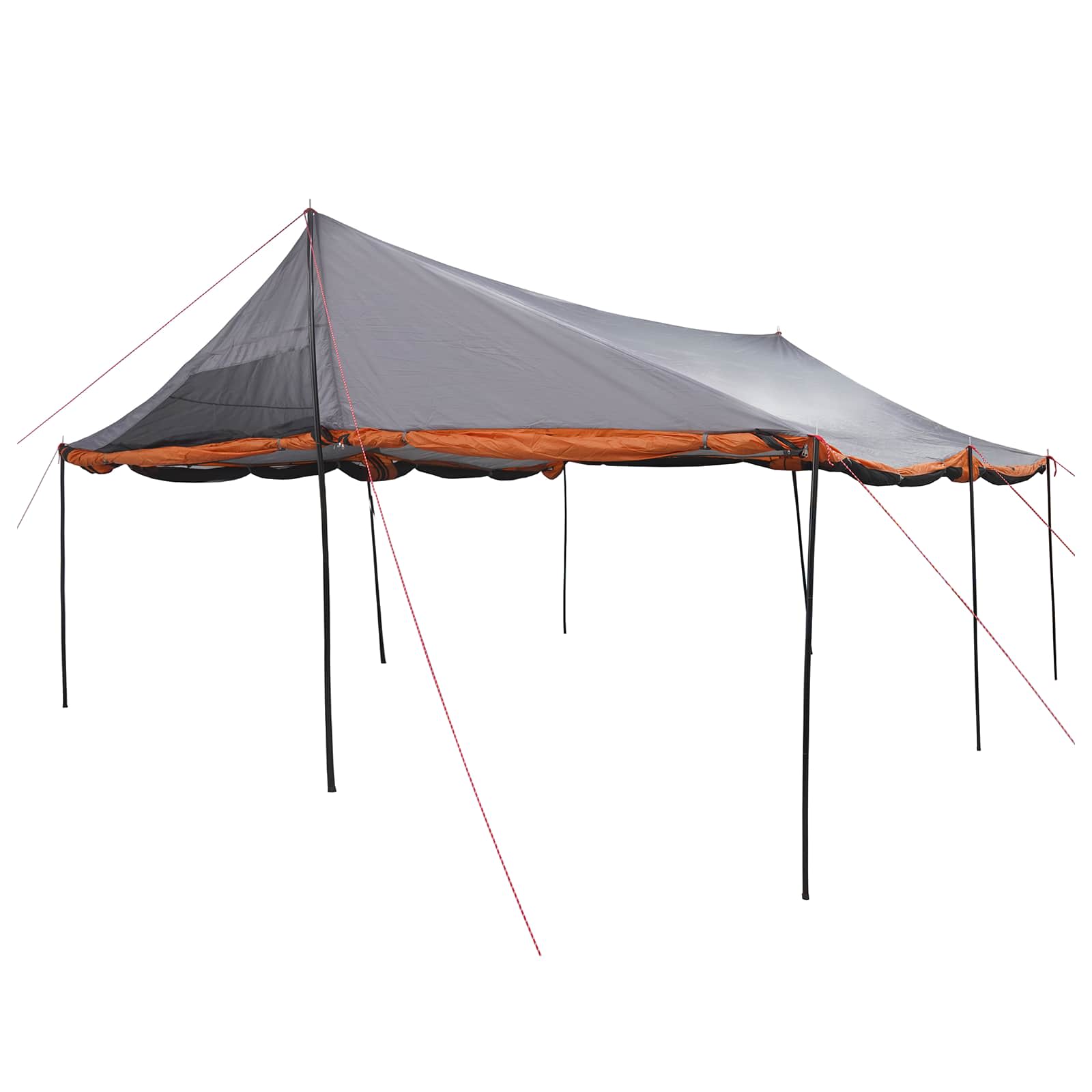 Tenda Familiare Grigio e arancione 600 x 400 x 268 cm