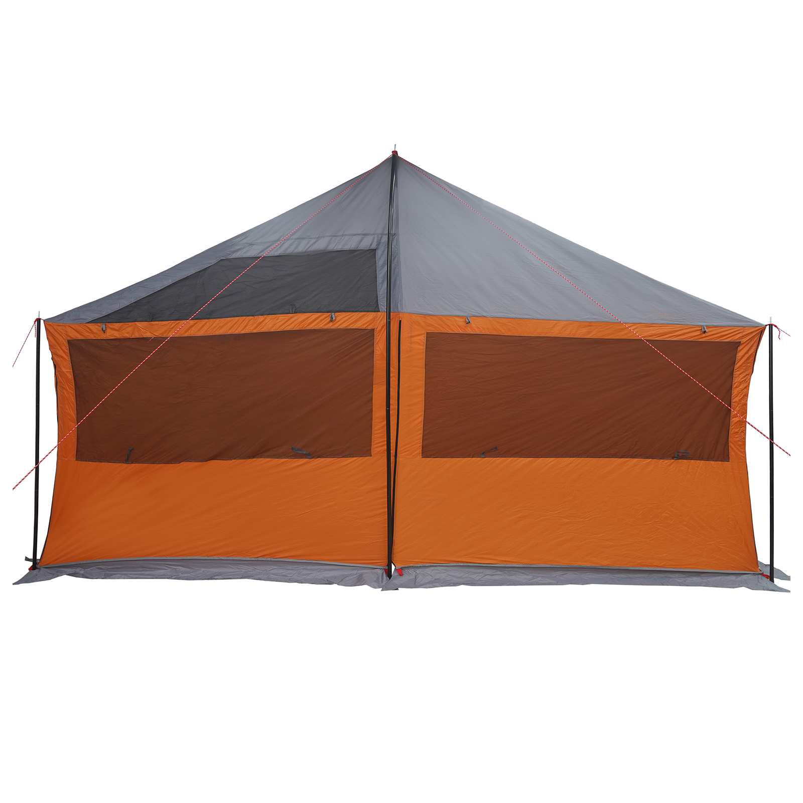 Tenda Familiare Grigio e arancione 600 x 400 x 268 cm