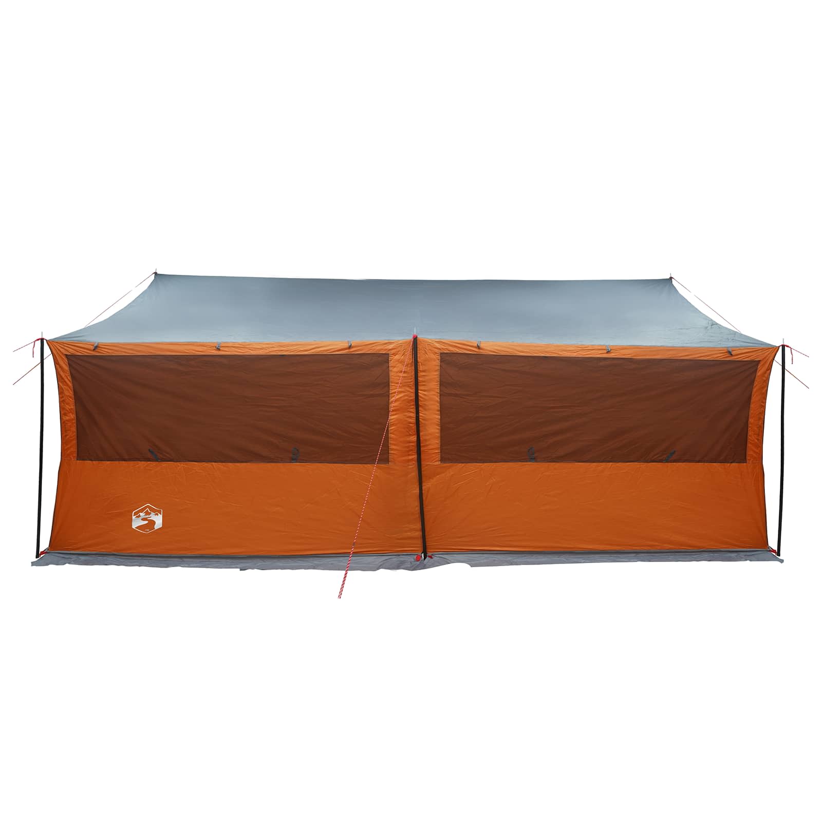Tenda Familiare Grigio e arancione 600 x 400 x 268 cm