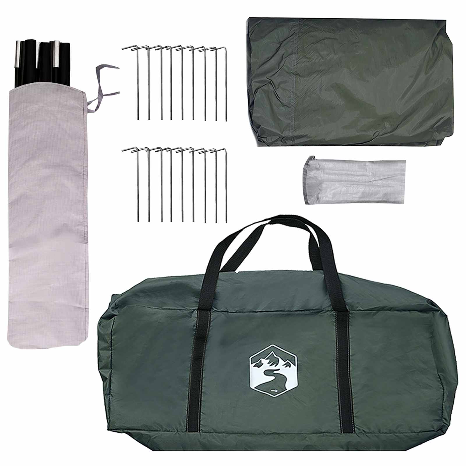Tenda Familiare Verde militare 600 x 400 x 268 cm