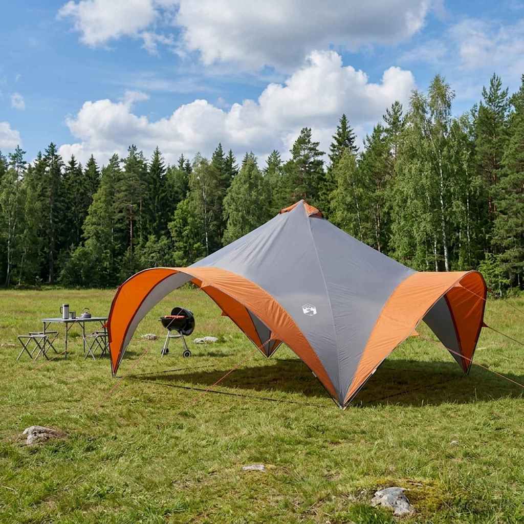 Tenda Party Grigio e arancione 500 x 500 x 350 cm