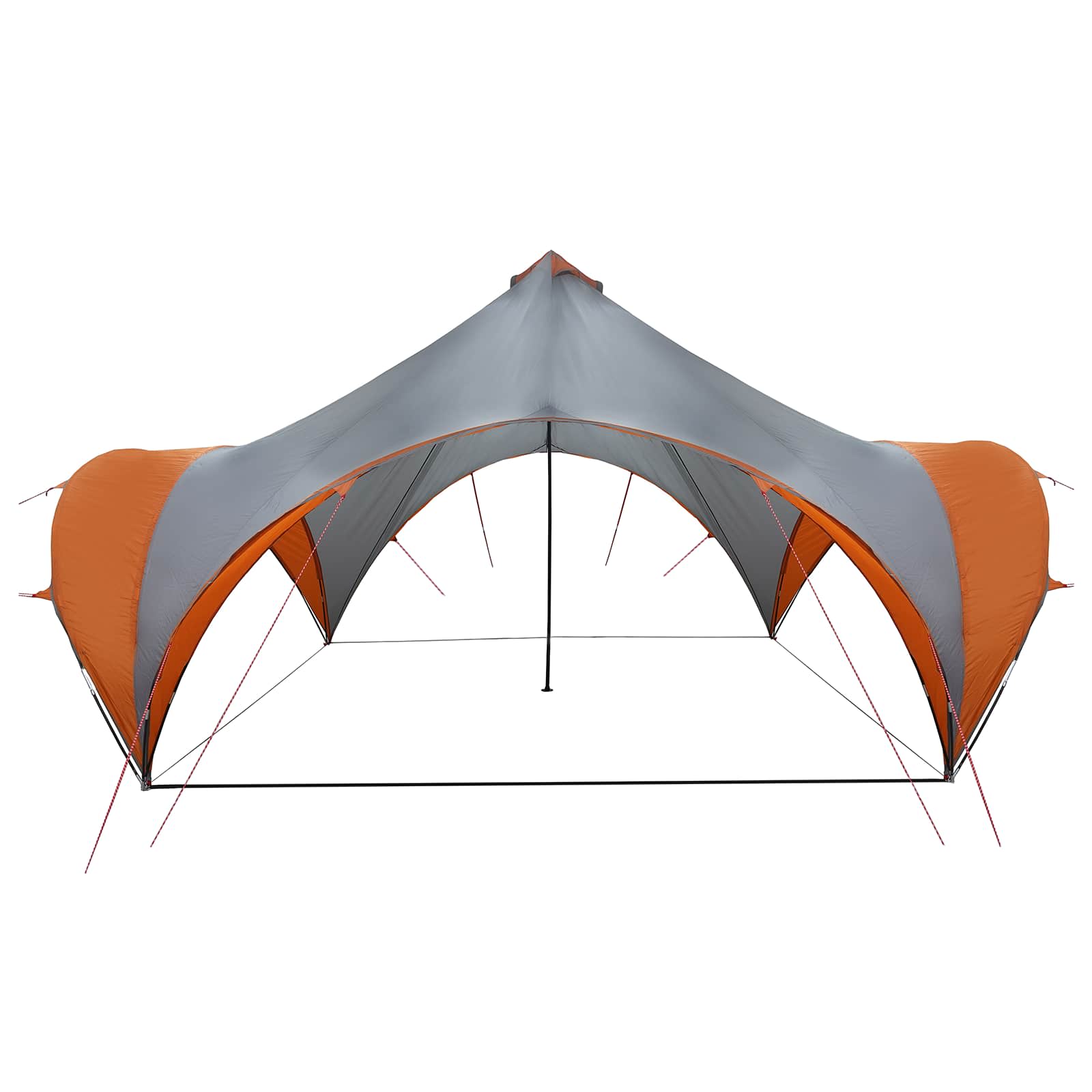 Tenda Party Grigio e arancione 500 x 500 x 350 cm