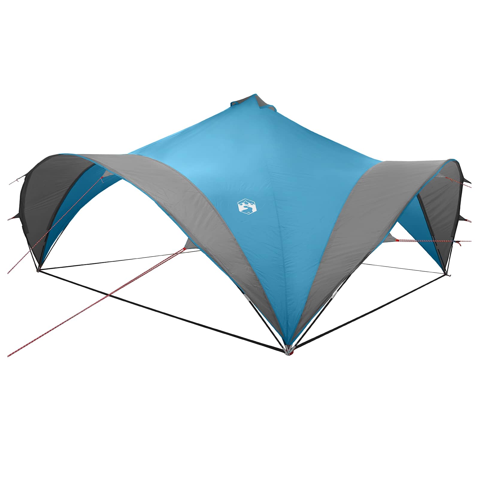 Tenda Party Blu 600 x 600 x 400 cm Poliestere e Acciaio