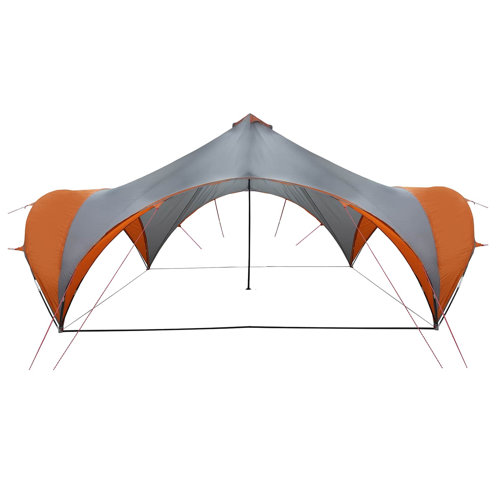 Tenda Party Grigio e arancione 600 x 600 x 400 cm
