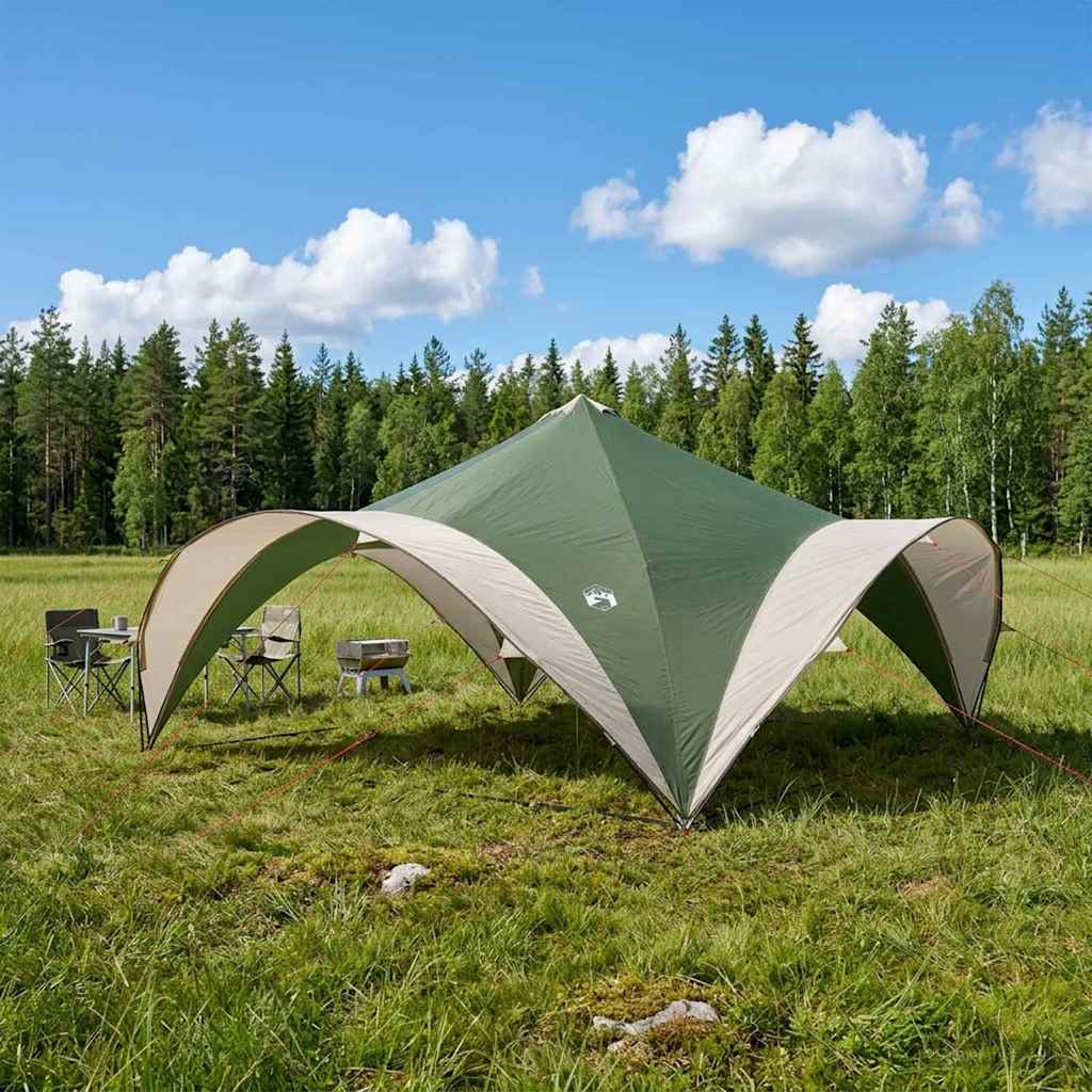 Tenda Party Verde 400 x 400 x 320 cm Poliestere e Acciaio