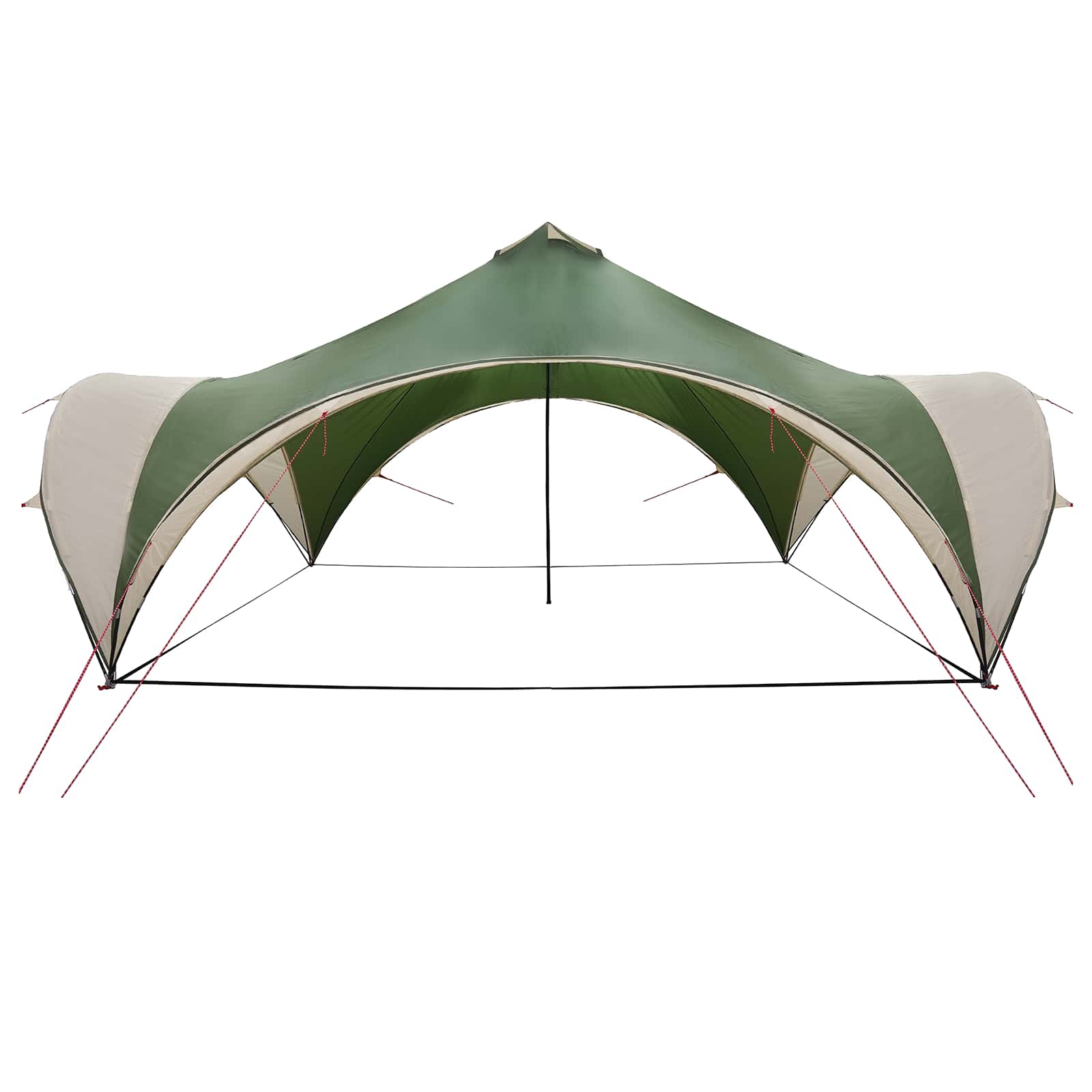 Tenda Party Verde 400 x 400 x 320 cm Poliestere e Acciaio