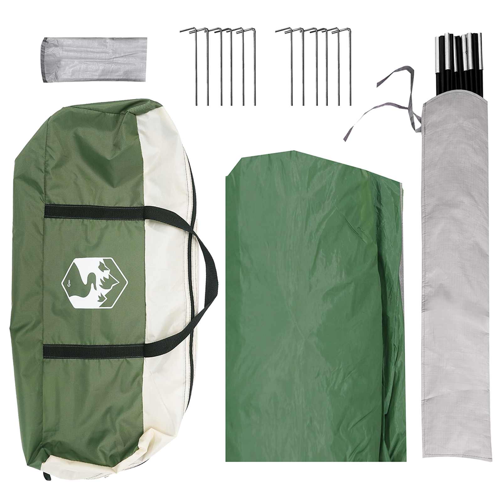 Tenda Party Verde 400 x 400 x 320 cm Poliestere e Acciaio
