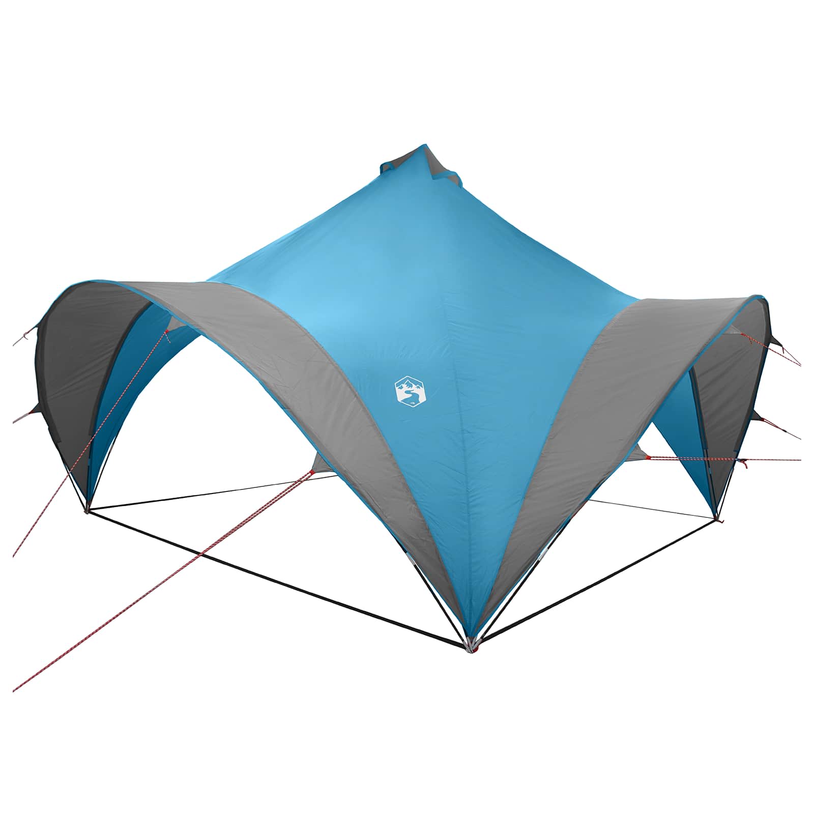 Tenda Party Blu 400 x 400 x 320 cm Poliestere e Acciaio