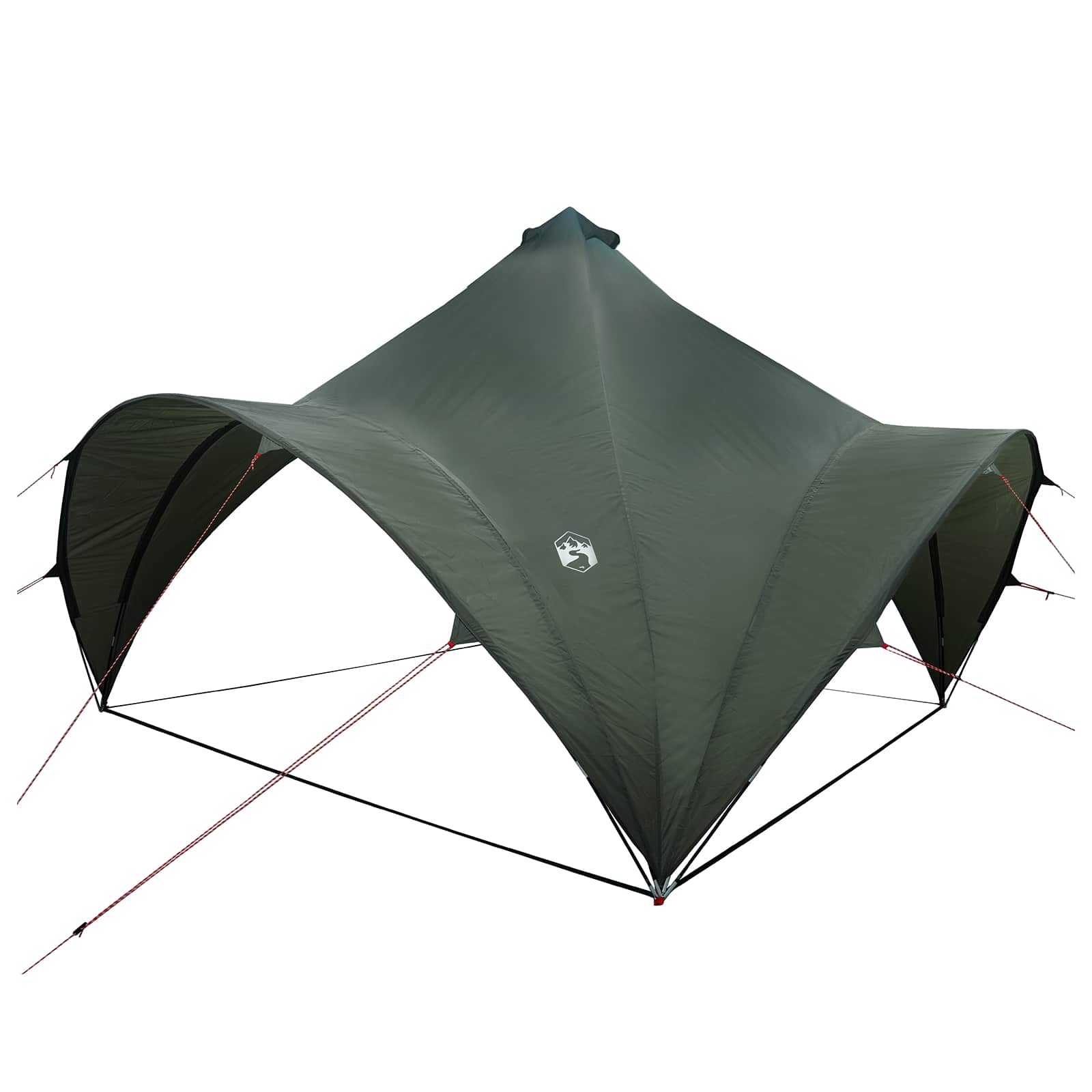Tenda Party Verde militare 400 x 400 x 320 cm
