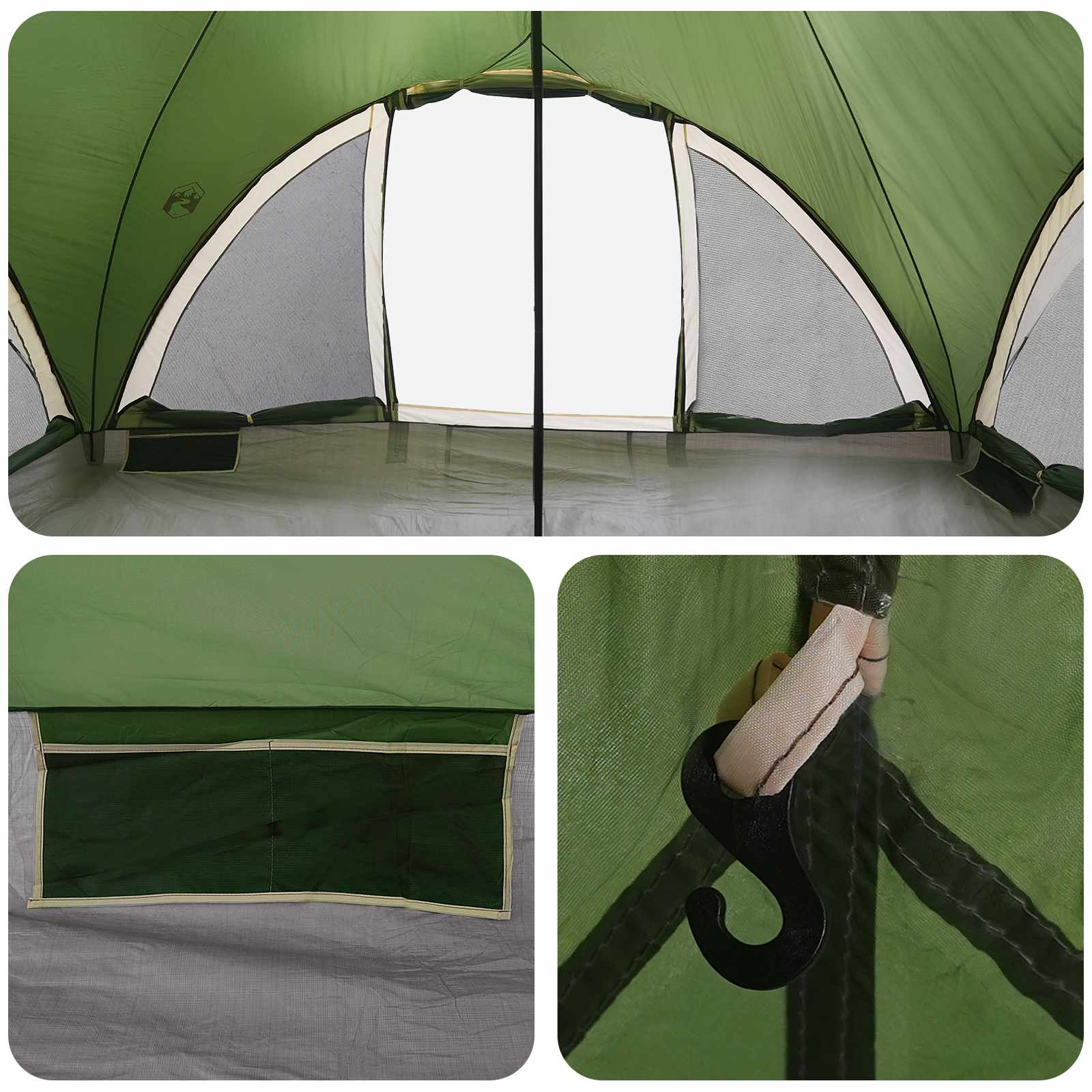 Tenda Tipi 18.0 persona Verde Poliestere e Acciaio