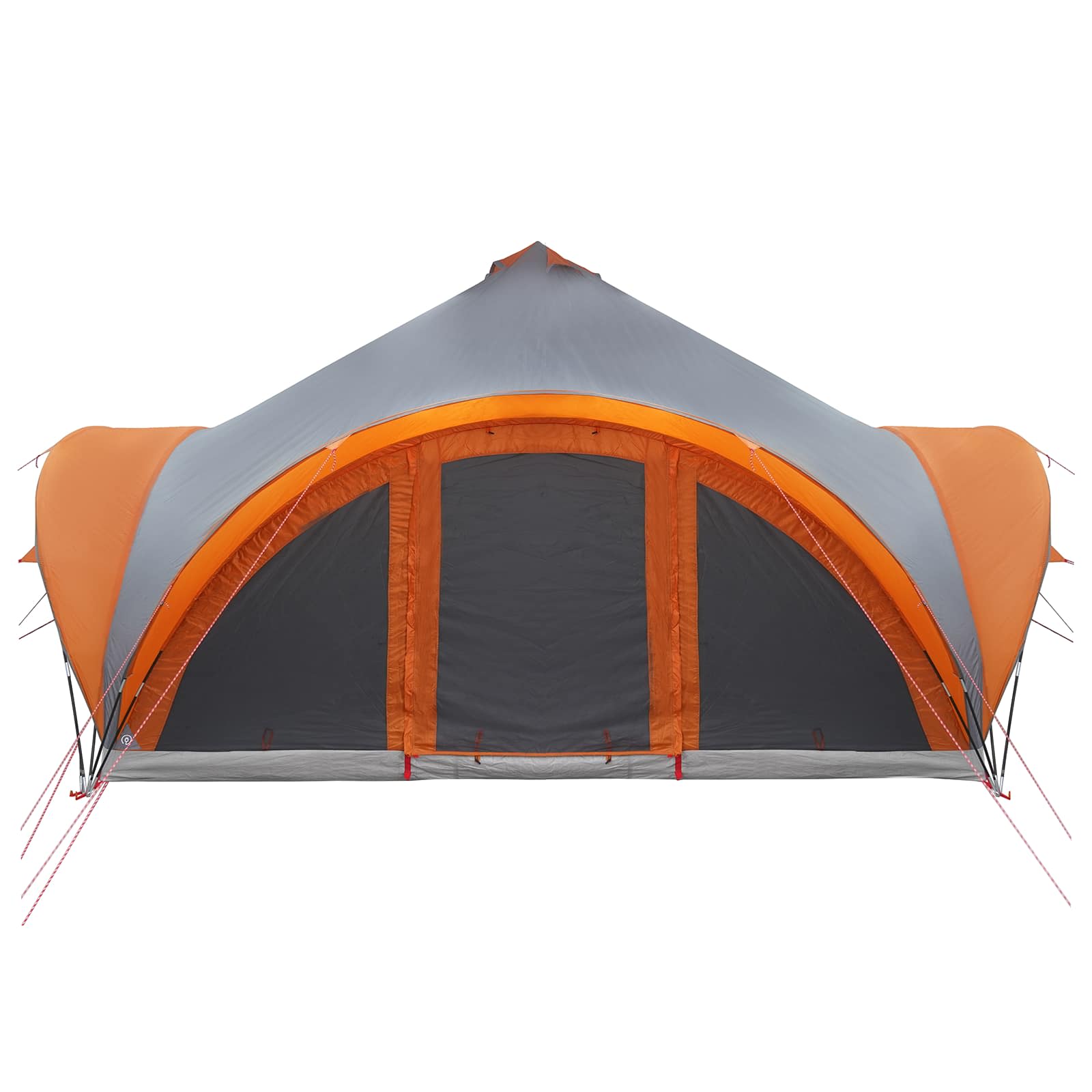 Tenda Tipi 18.0 persona Grigio e arancione Poliestere e Acciaio