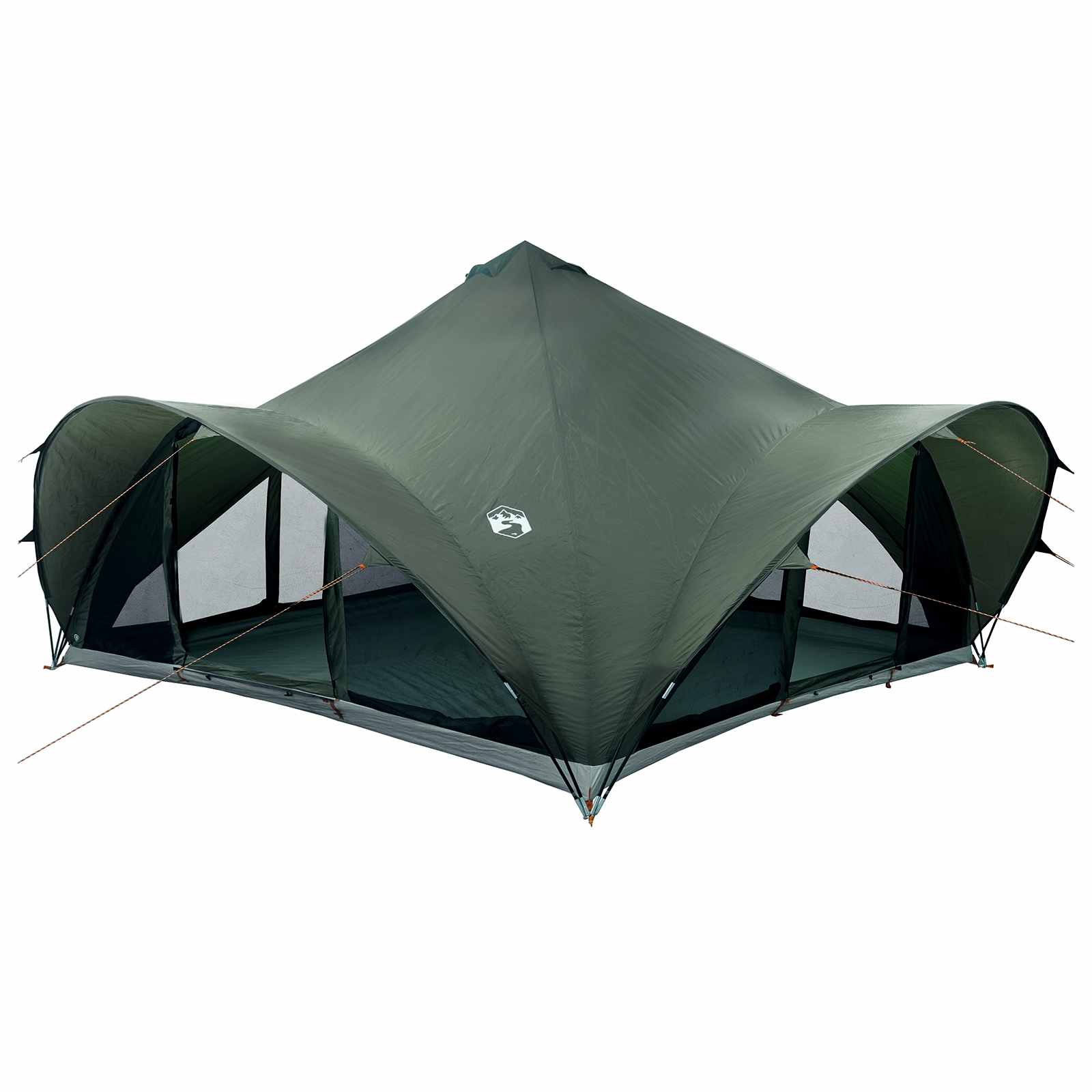 Tenda Tipi 18.0 persona Verde militare Poliestere e Acciaio