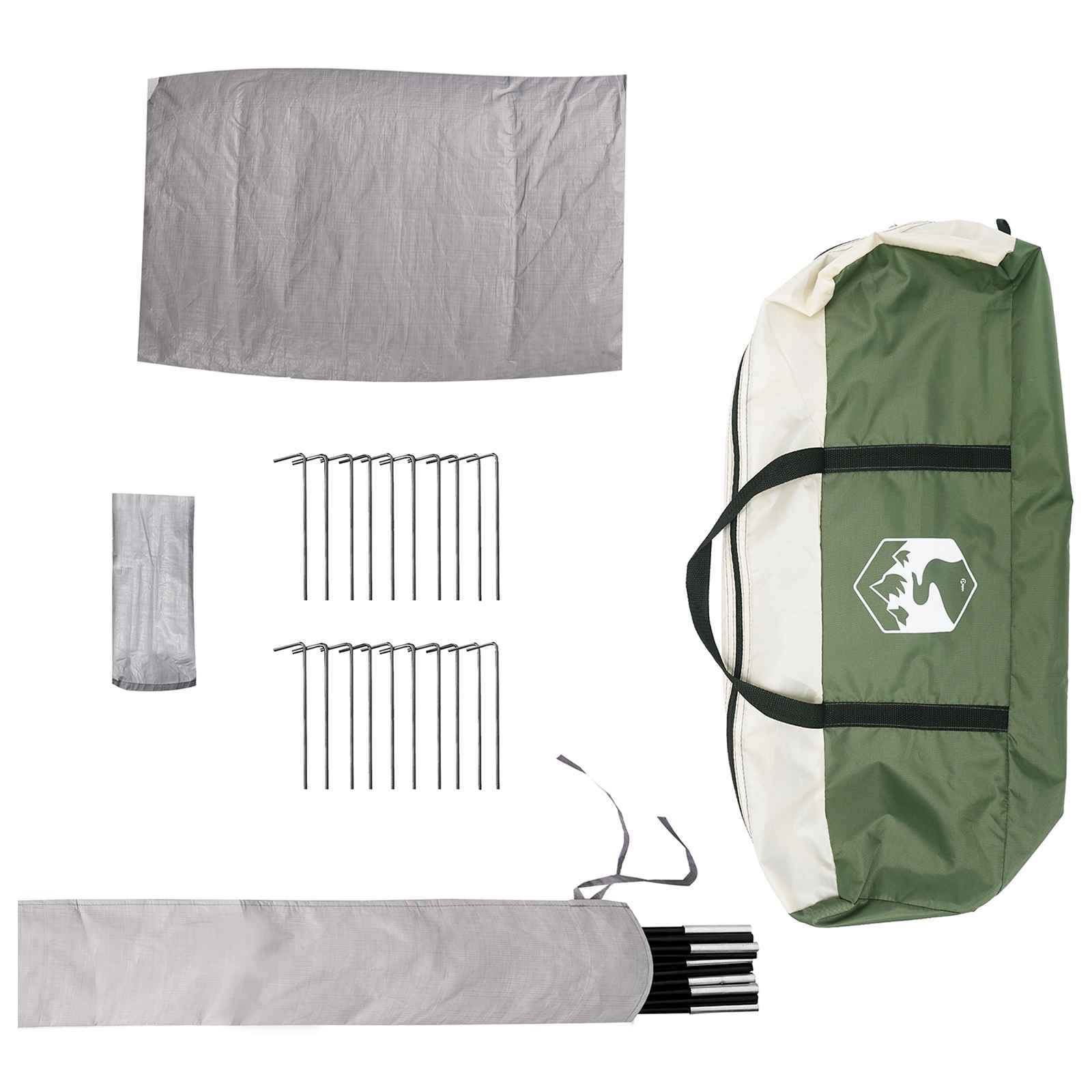 Tenda Tipi 6.0 persona Verde Poliestere e Acciaio