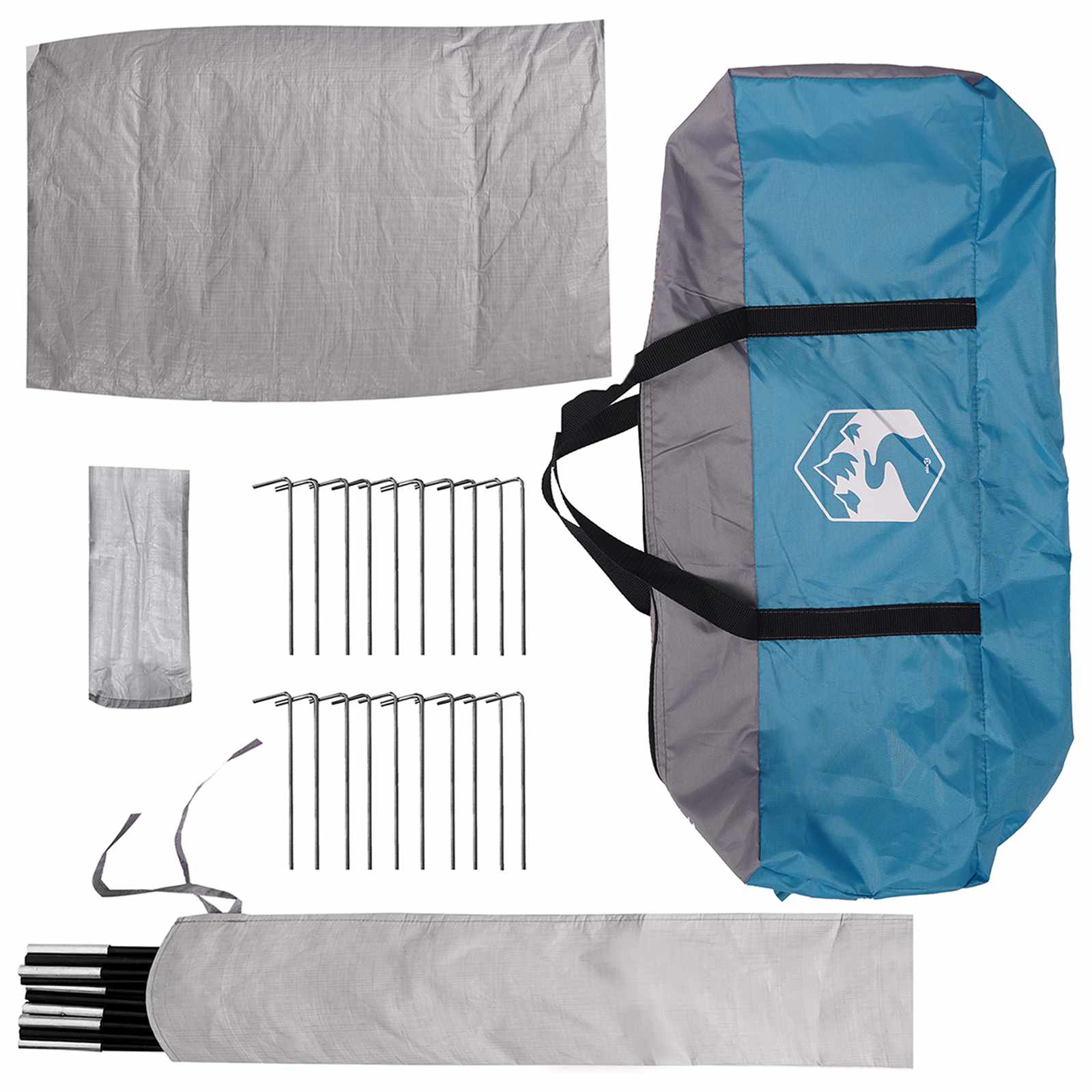 Tenda Tipi 6.0 persona Blu Poliestere e Acciaio