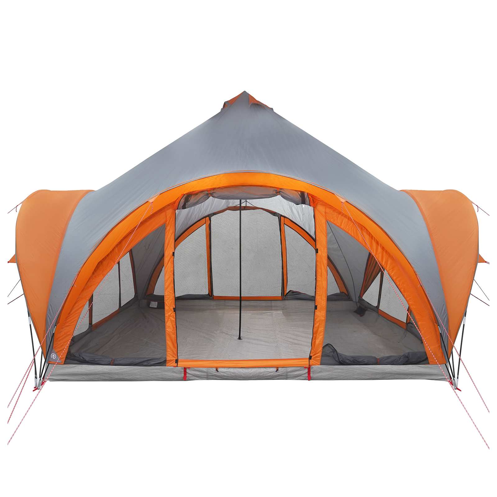 Tenda Tipi 6.0 persona Grigio e arancione Poliestere e Acciaio