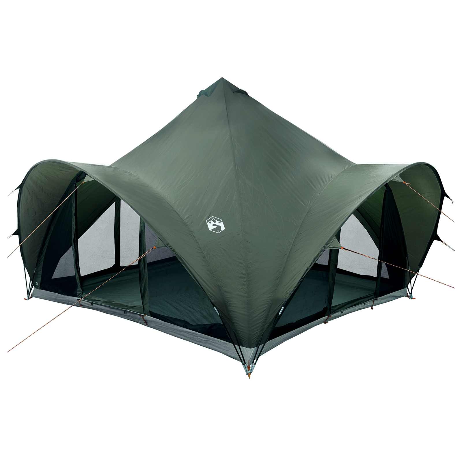 Tenda Tipi 6.0 persona Verde militare Poliestere e Acciaio