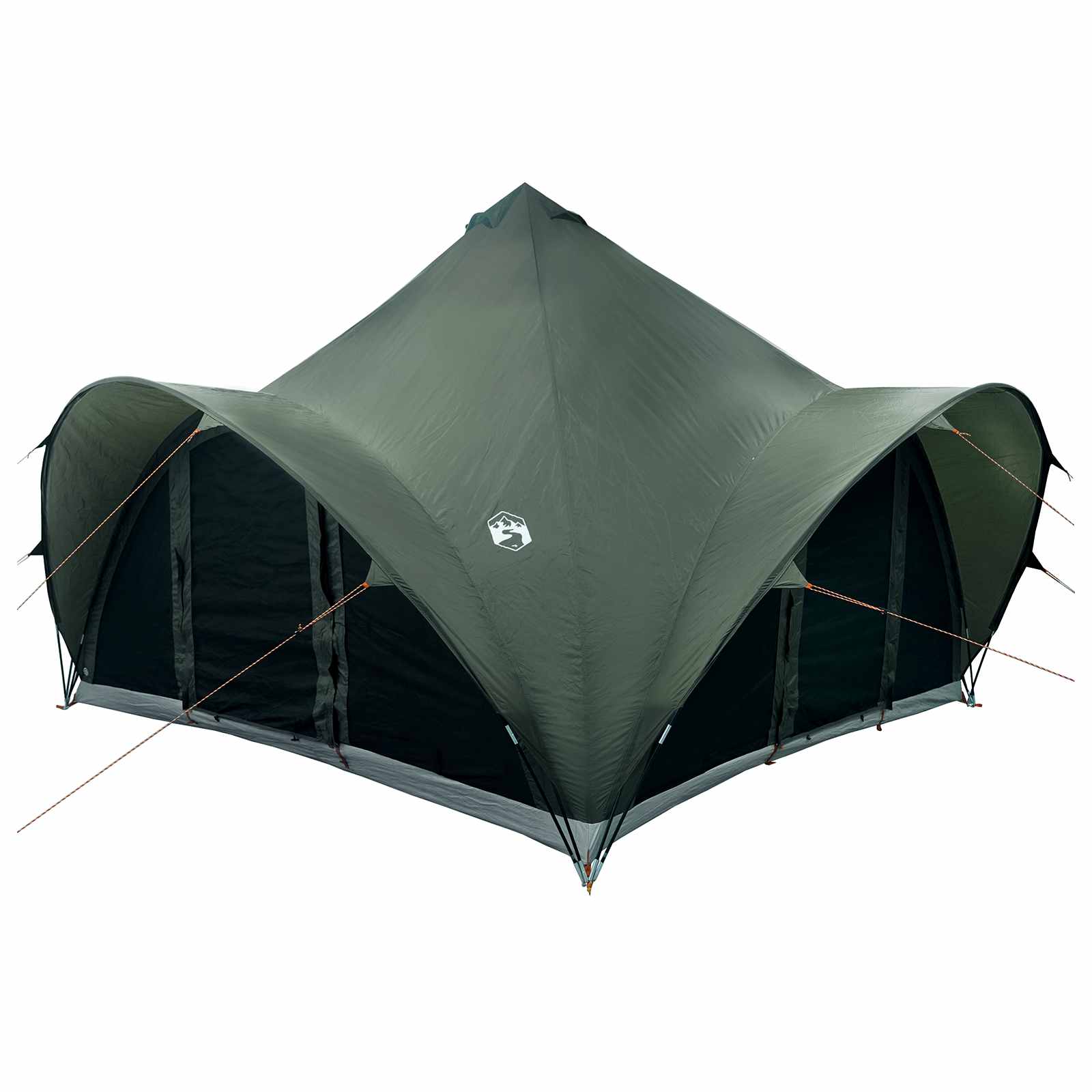 Tenda Tipi 6.0 persona Verde militare Poliestere e Acciaio